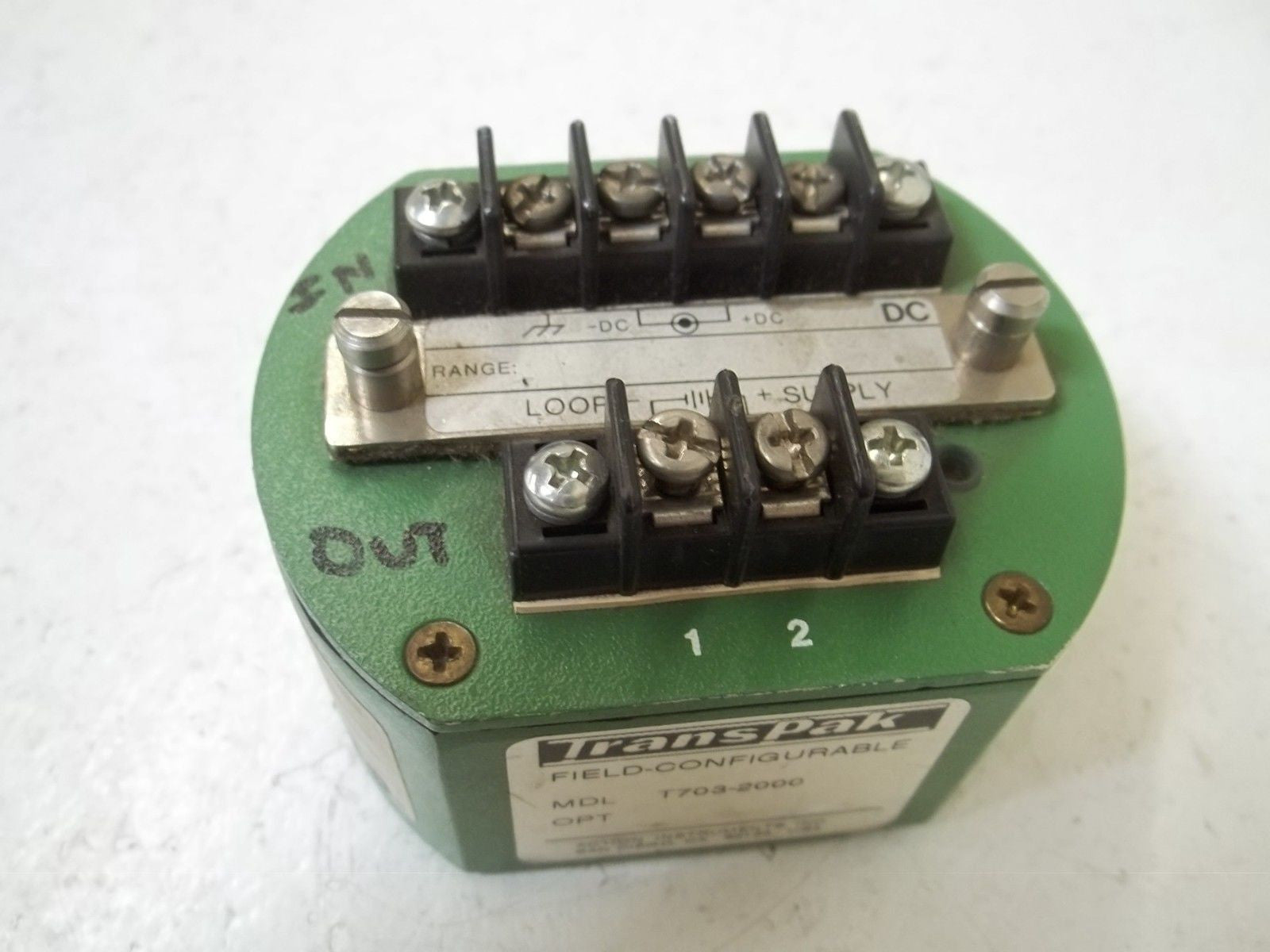 ACTION ISNTRUMENTS TRANSPAK T703-2000 FIELD CONFIGURABLE TRANSMITTER *USED*