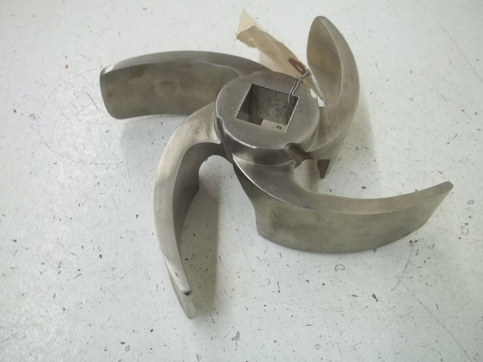 TRI-CLOVER S328-02C-316L IMPELLER, 8" 316L SS TRIMMED DOWN *NEW NO BOX*