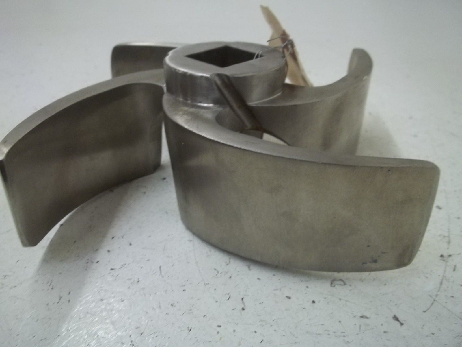 TRI-CLOVER S328-02C-316L IMPELLER, 8" 316L SS TRIMMED DOWN *NEW NO BOX*
