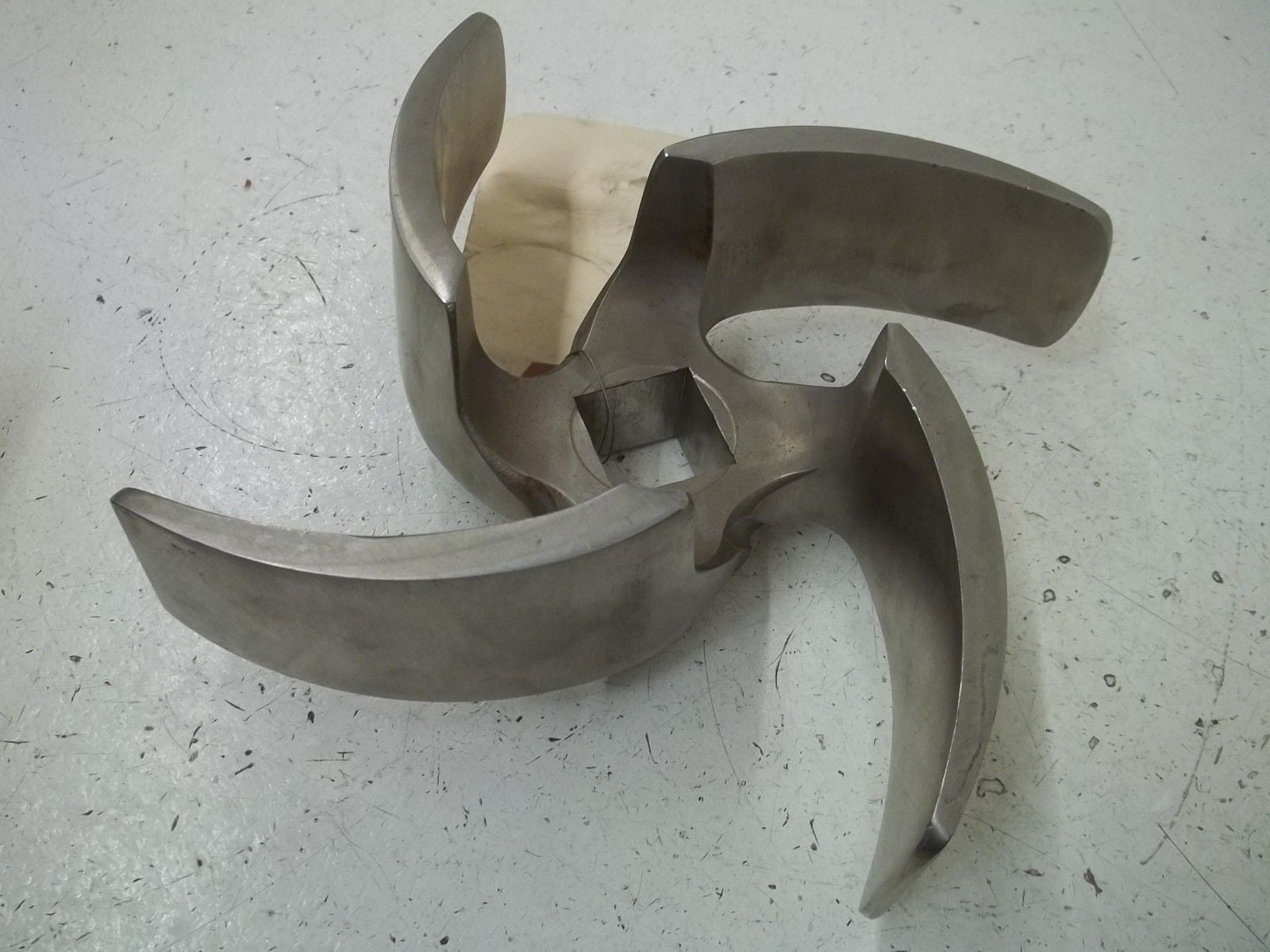 TRI-CLOVER S328-02C-316L IMPELLER, 8" 316L SS TRIMMED DOWN *NEW NO BOX*