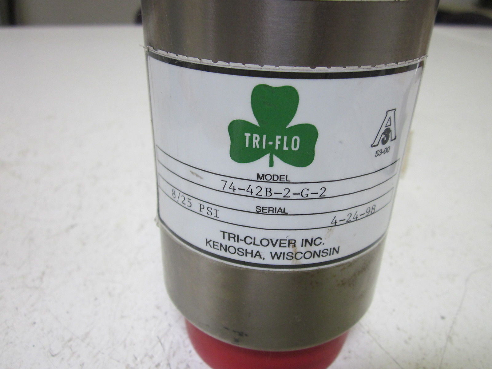 TRI-FLO 74-42B-2-G-2 PRESSURE SWITCH 8/25PSI *USED*