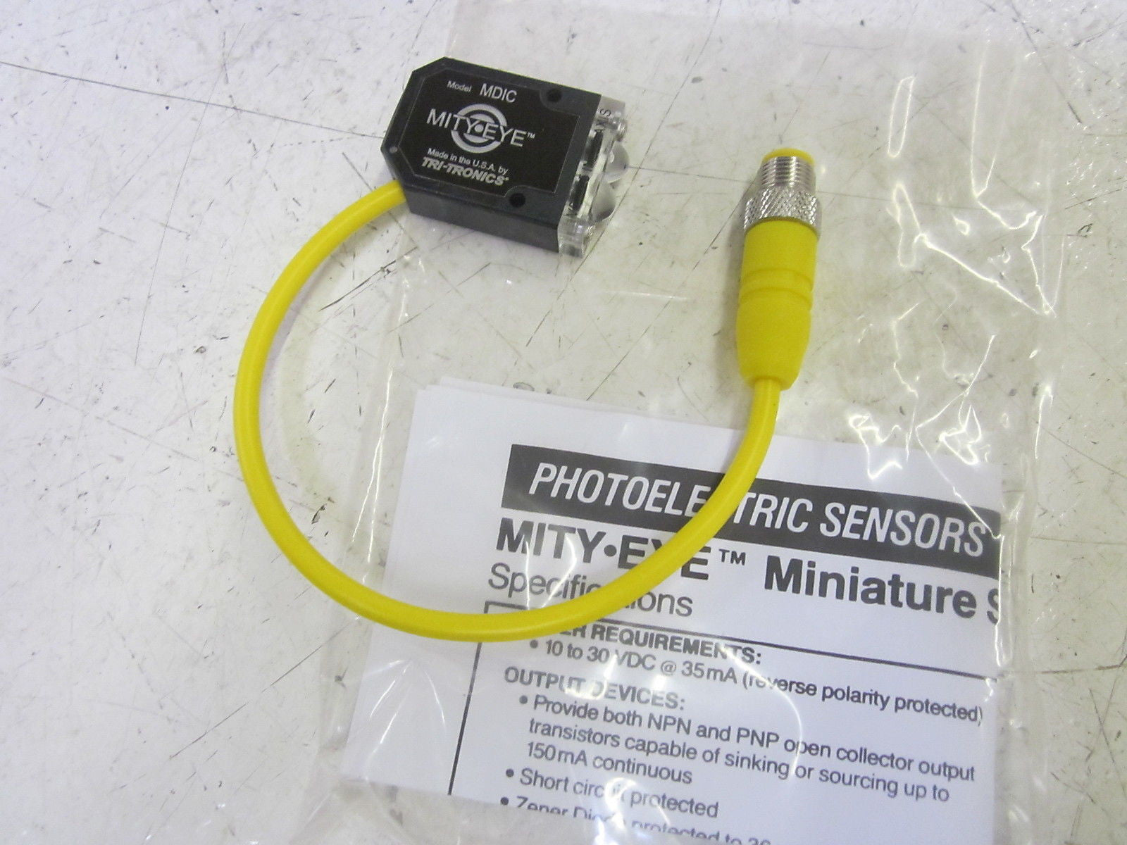 TRI-TRONICS MDICV6 16374 MITY-EYE CONVERGENT BEAM *NEW IN BOX*