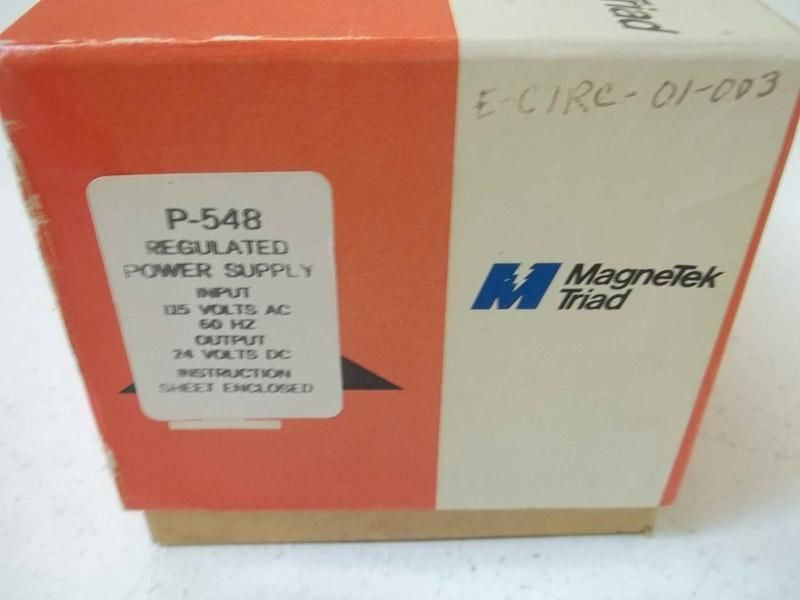 TRIAD-UTRAD MODEL P-548 POWER SUPPLY *NEW IN BOX*