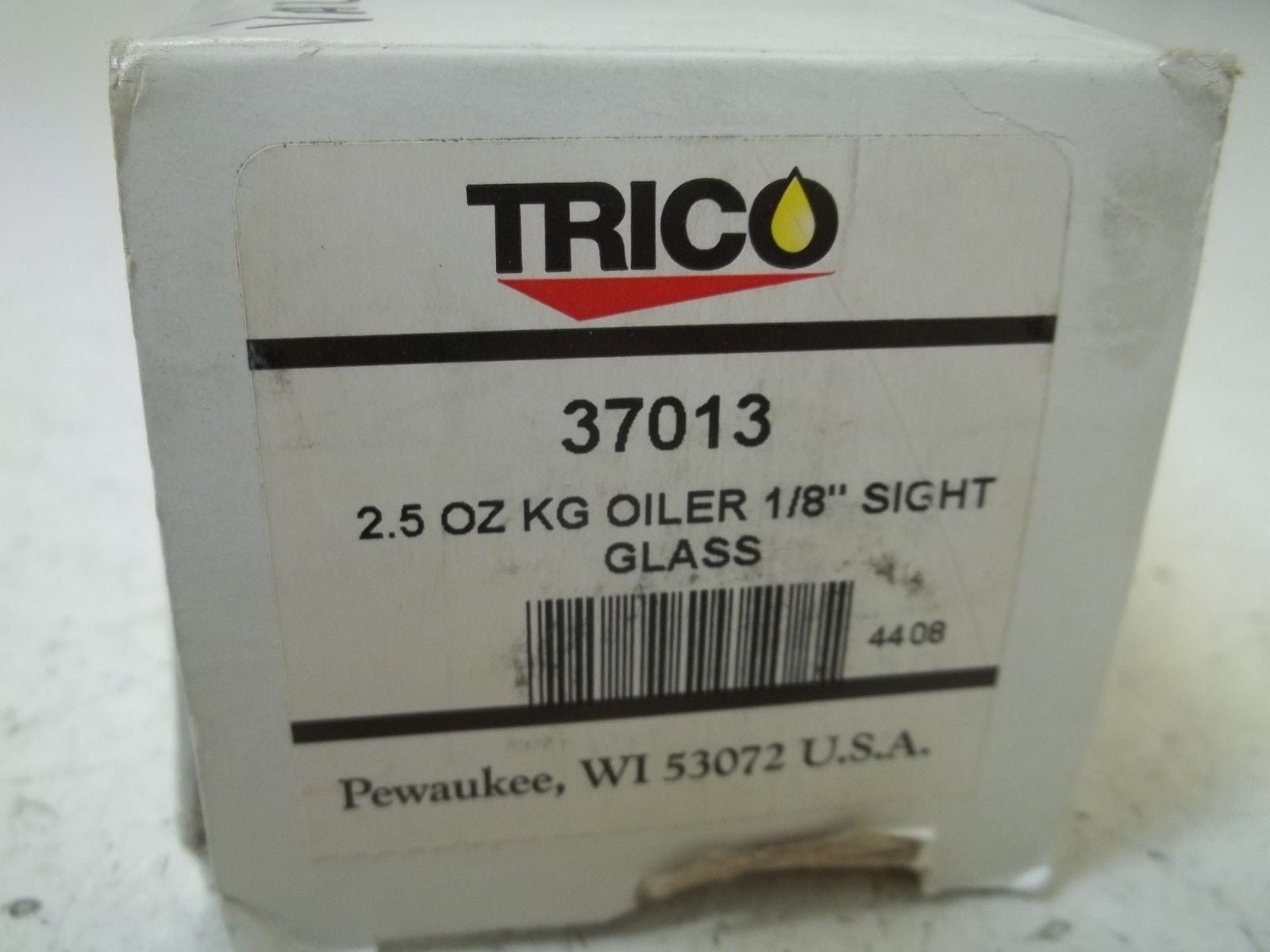 TRICO 37013 2.5 OZ KG OILER 1/8" SIGHT GLASS *NEW IN BOX*