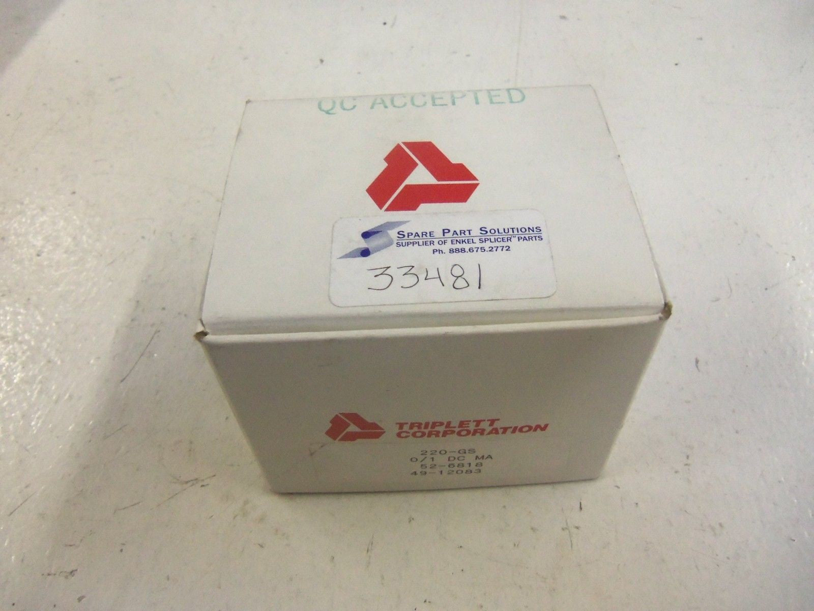 TRIPLETT CORPORATION 220-GS *NEW IN BOX*