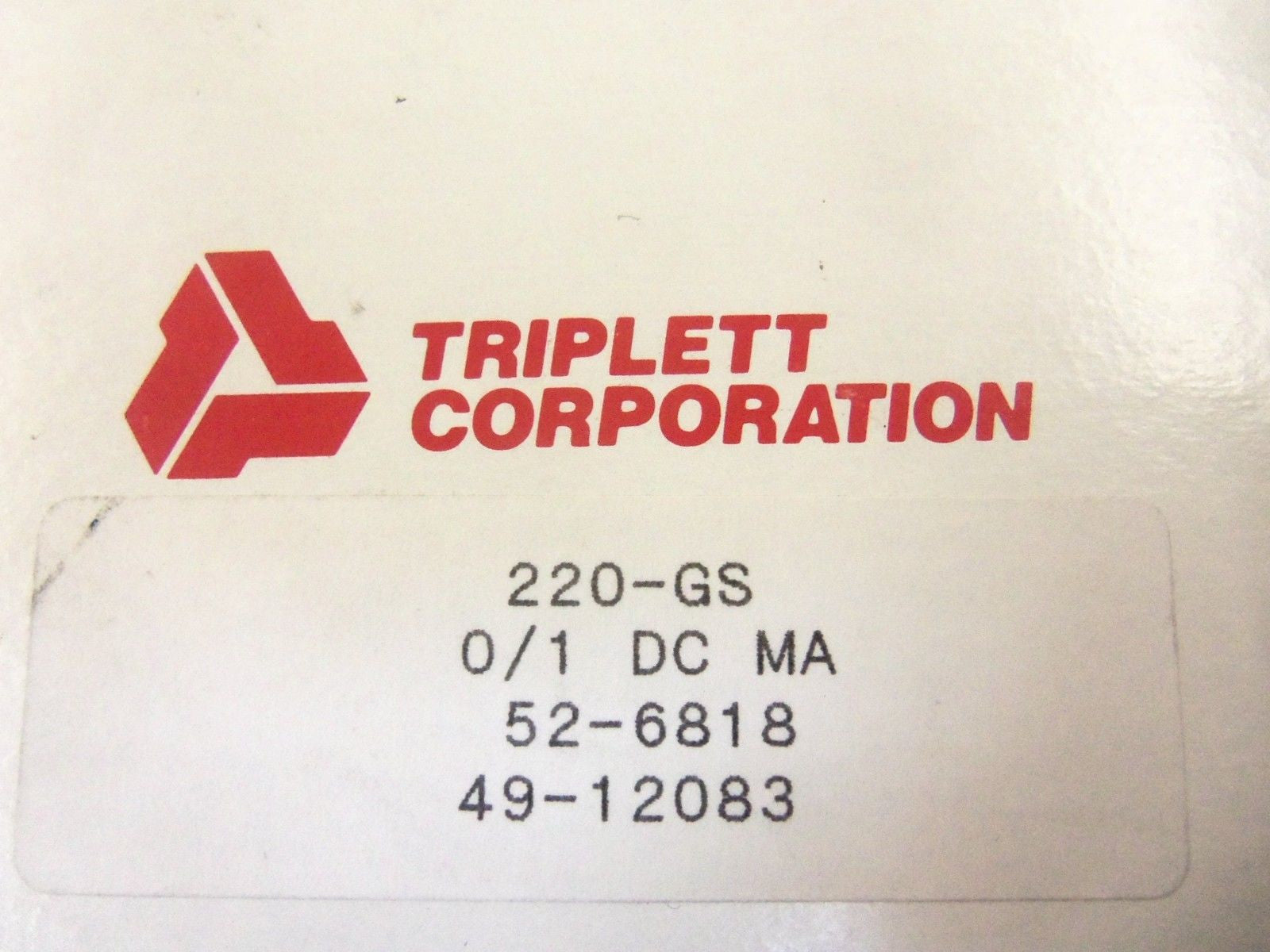 TRIPLETT CORPORATION 220-GS *NEW IN BOX*