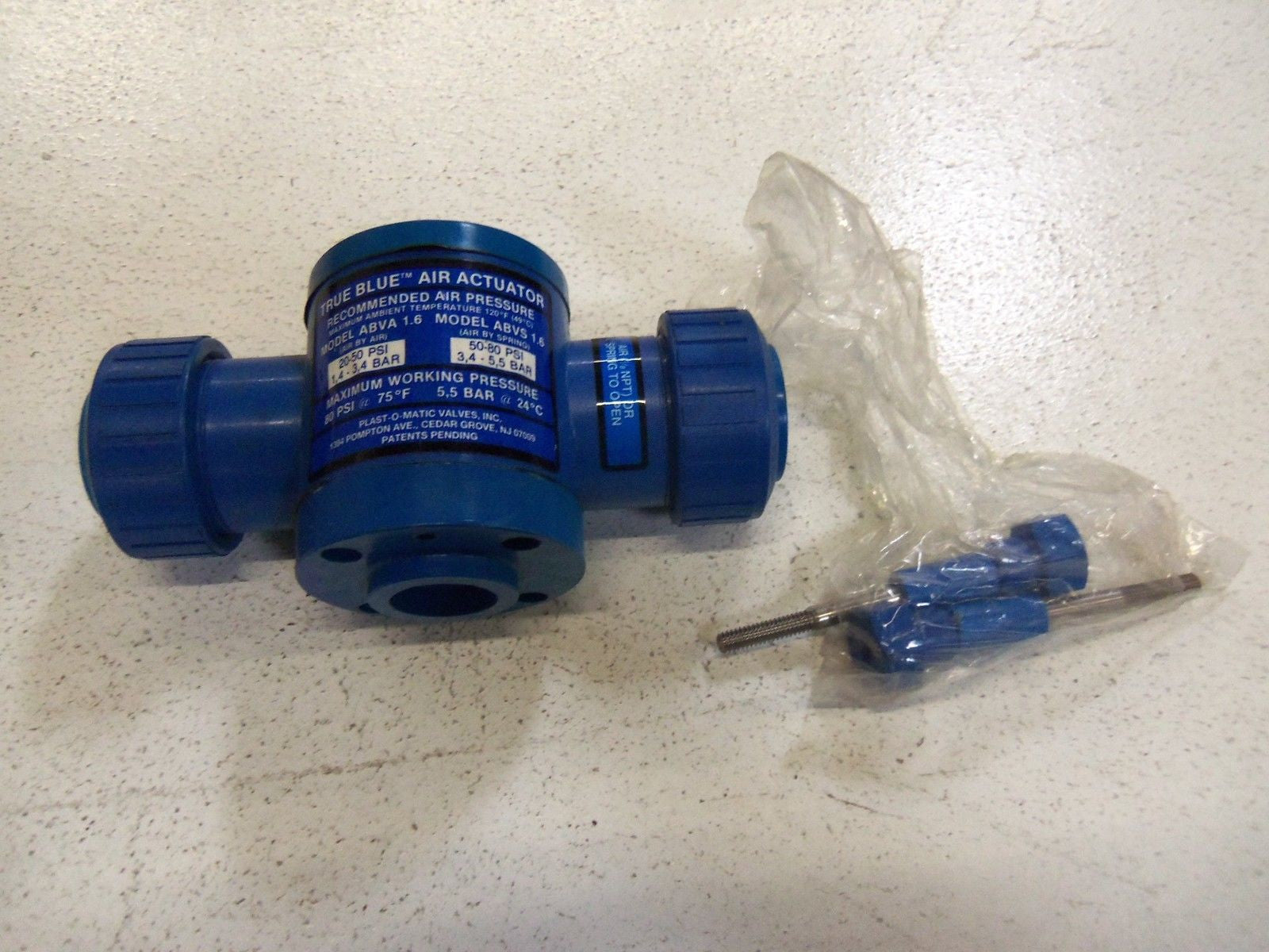 TRUE BLUE AIR ACTUATOR ABVA 1.6 *USED*