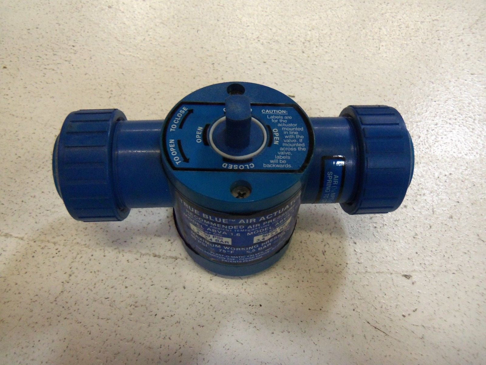TRUE BLUE AIR ACTUATOR ABVA 1.6 *USED*