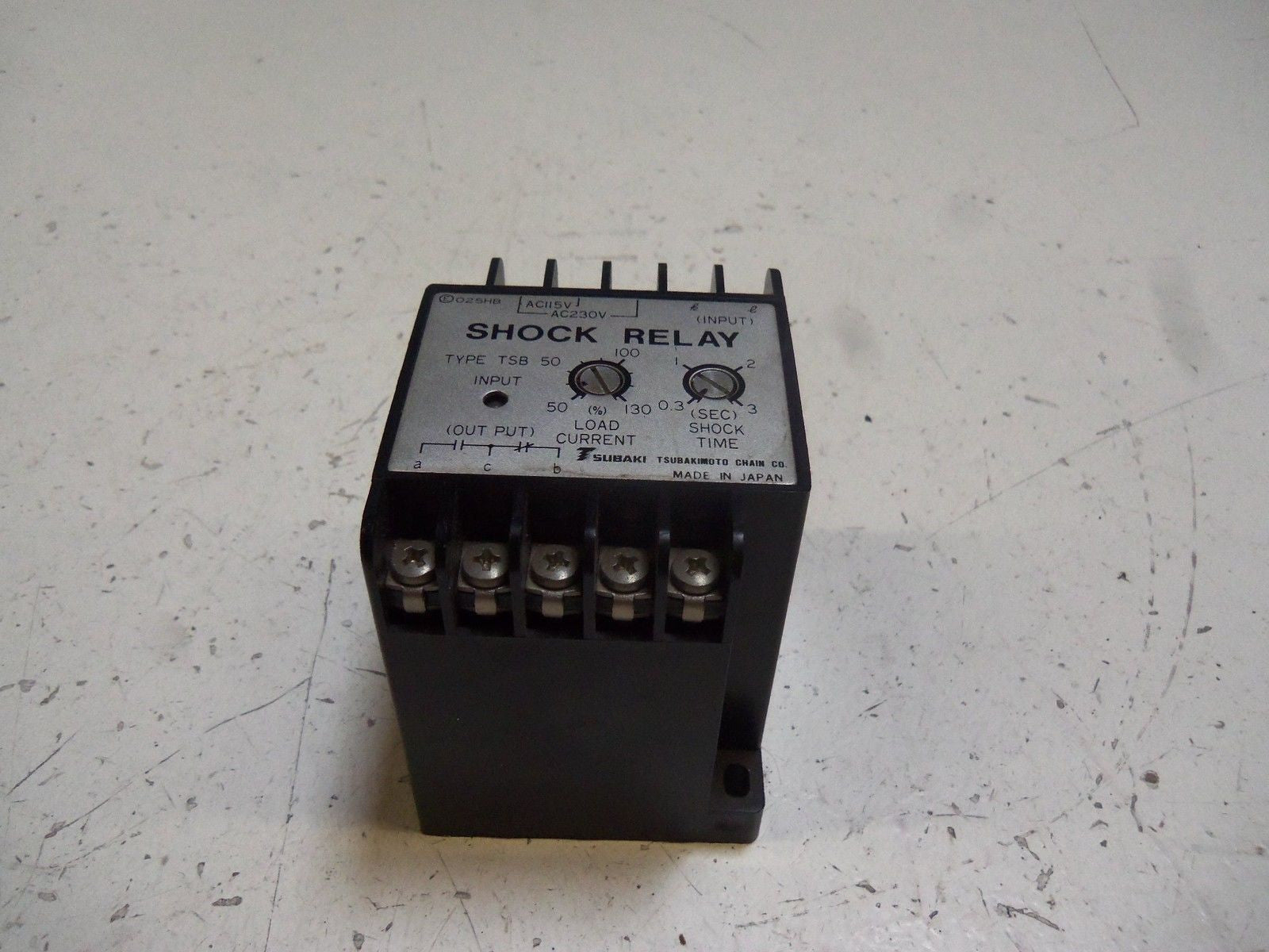 TSUBAKI TSB50 SHOCK RELAY *USED*