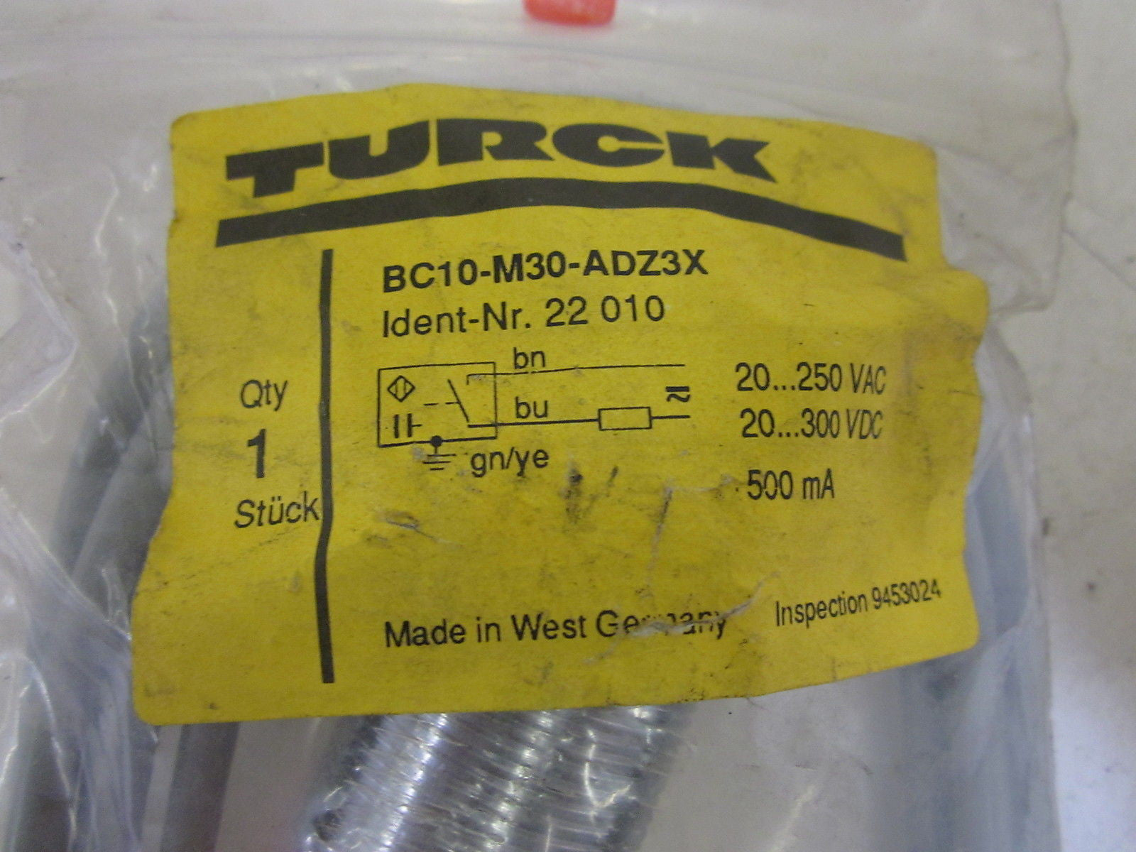TURCK BC10-M30-ADZ3X PROXIMITY SWITCH SENSOR 22010 *NEW NO BOX*