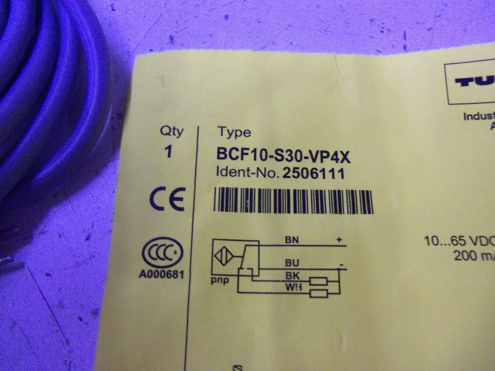 TURCK BCF10-S30-VP4X  *NEW NO BOX*