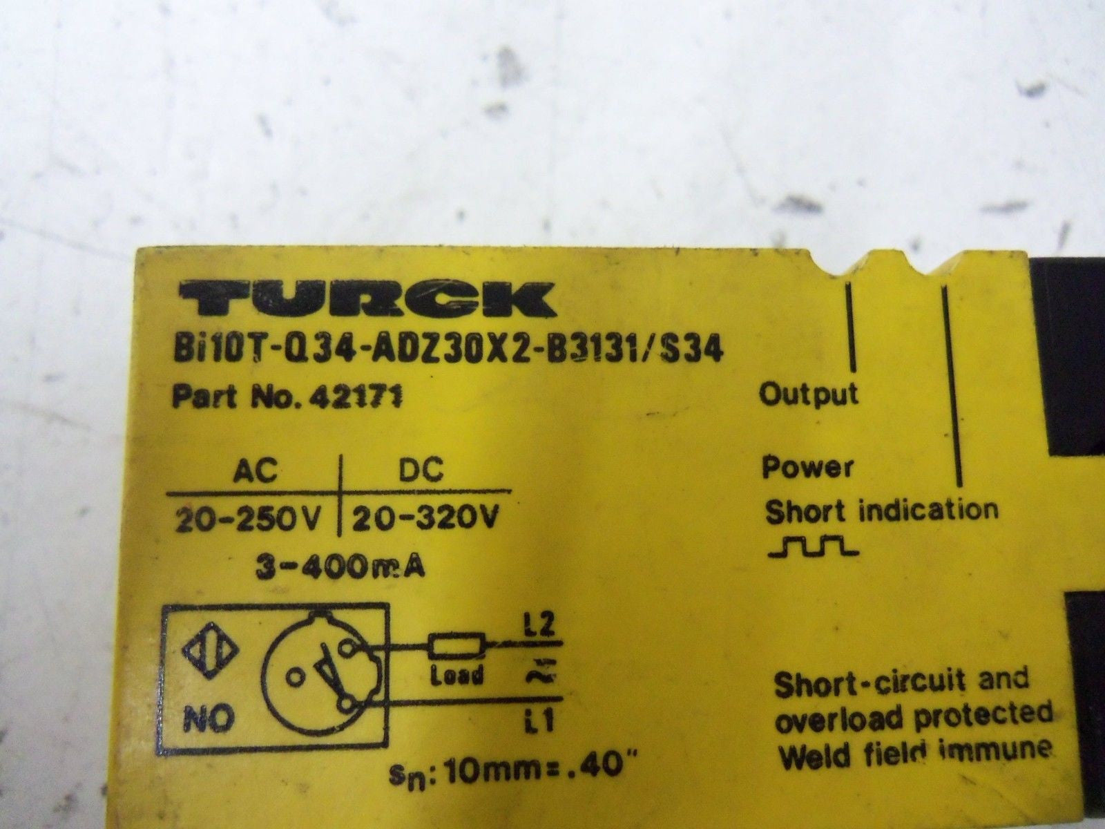 TURCK Bi10T-Q34-ADZ30X2-B3131/S34 *USED*