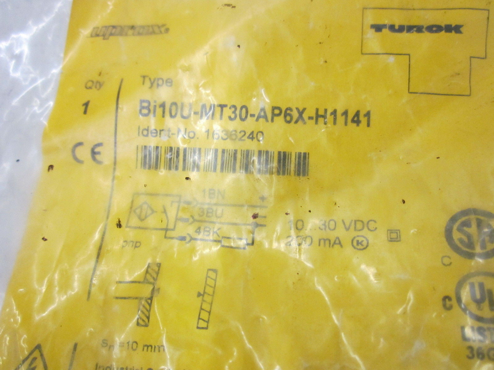 TURCK Bi10U-MT30-AP6X-H1141 PROXIMITY SENSOR *NEW IN FACTORY BAG*