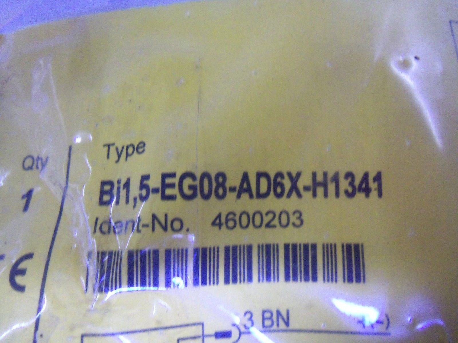 TURCK Bi1,5-EG08-AD6X-H1341 PROXIMITY SENSORS *NEW IN FACTORY BAG*