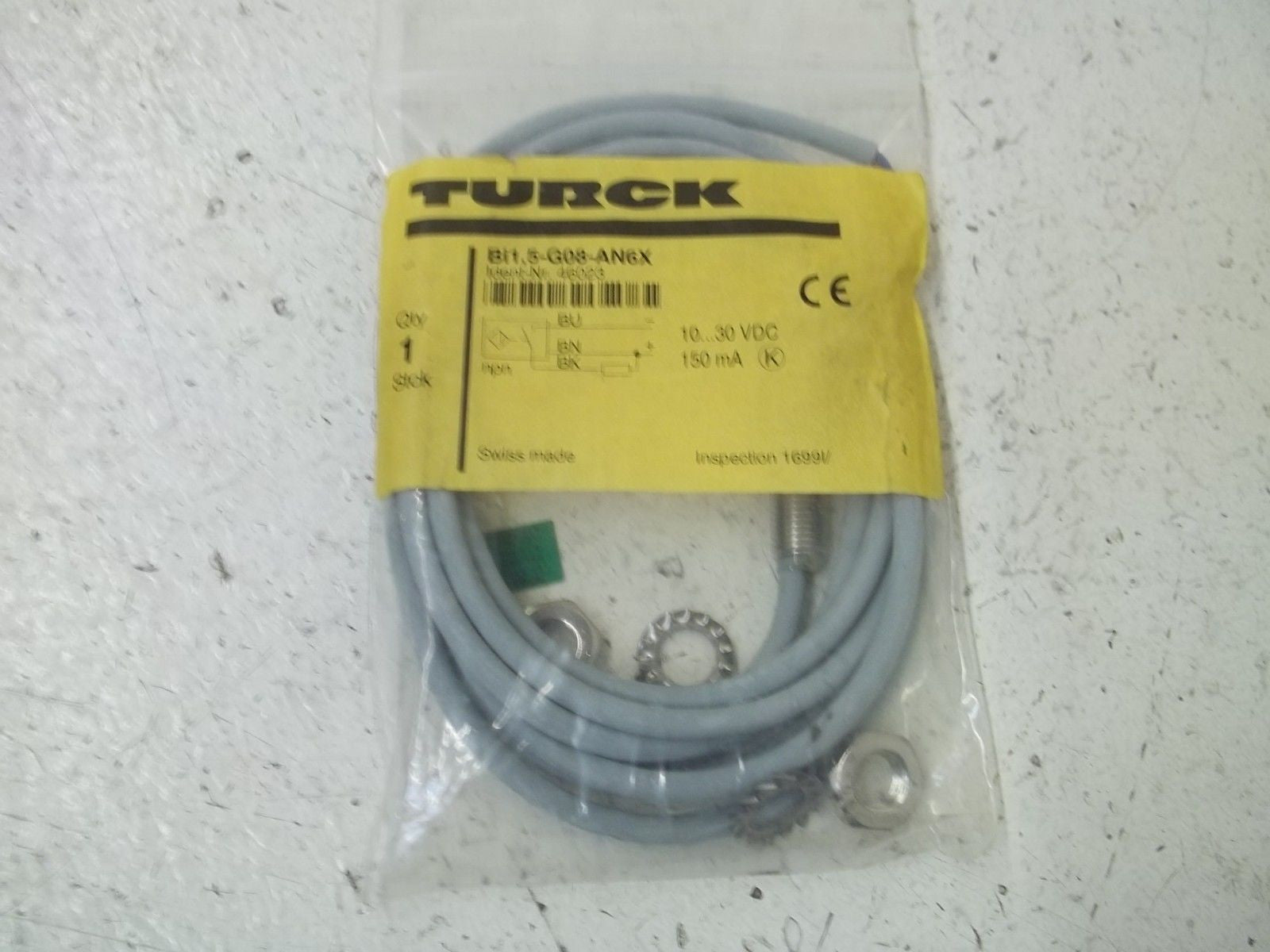 TURCK BI1,5-G08-AN6X PROXIMITY SWITCH *NEW IN A FACTORY BAG*