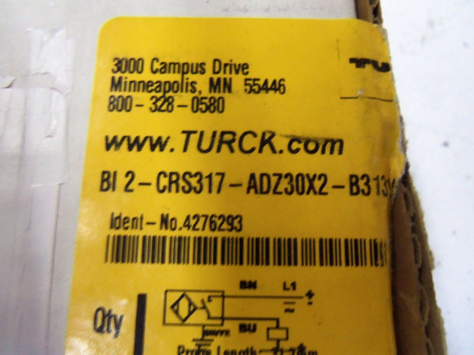 TURCK BI2-CRS317-ADZ30X2-B3131/S34  *NEW IN BOX*