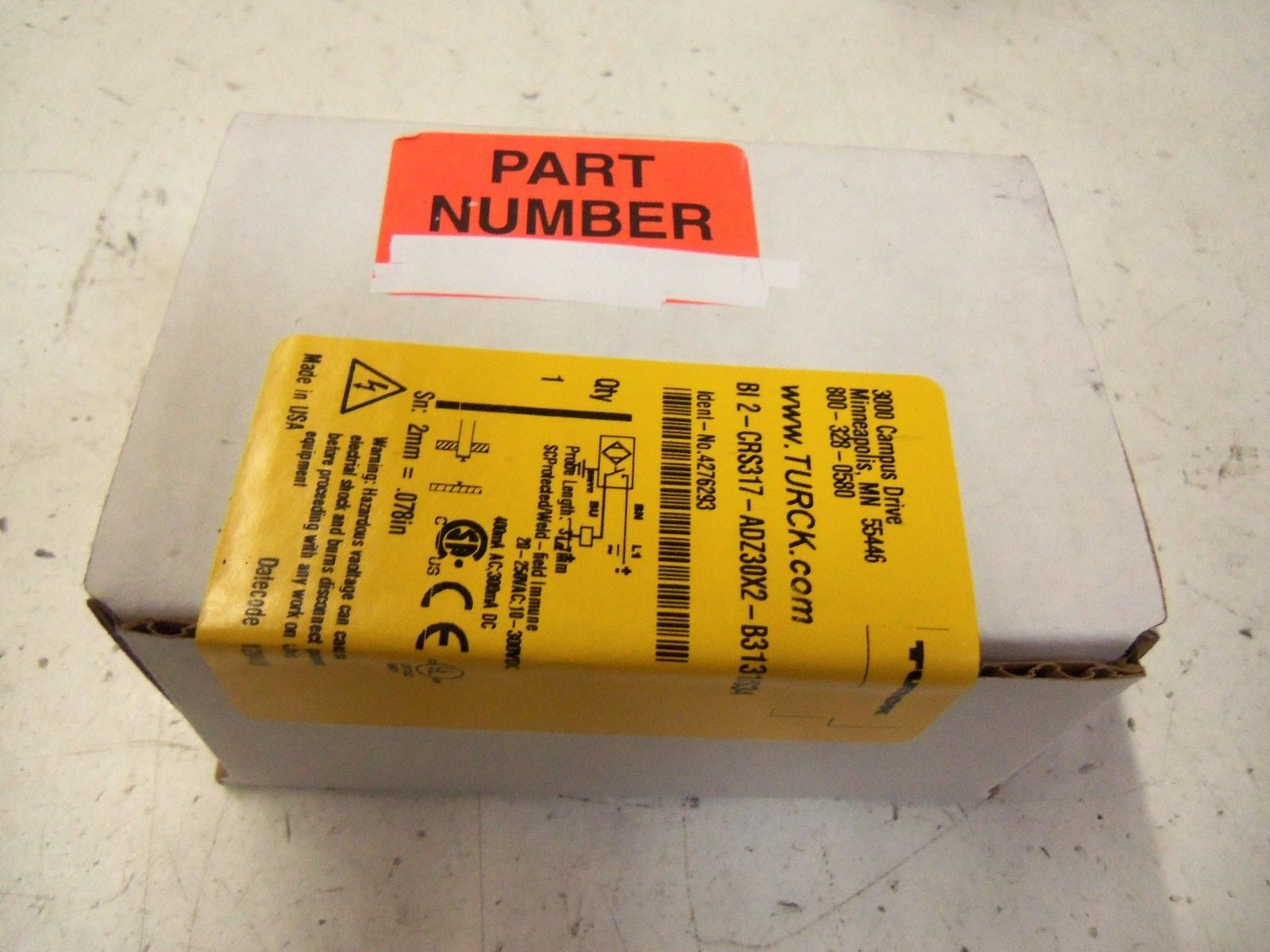 TURCK BI2-CRS317-ADZ30X2-B3131/S34 *FACTORY SEALED*