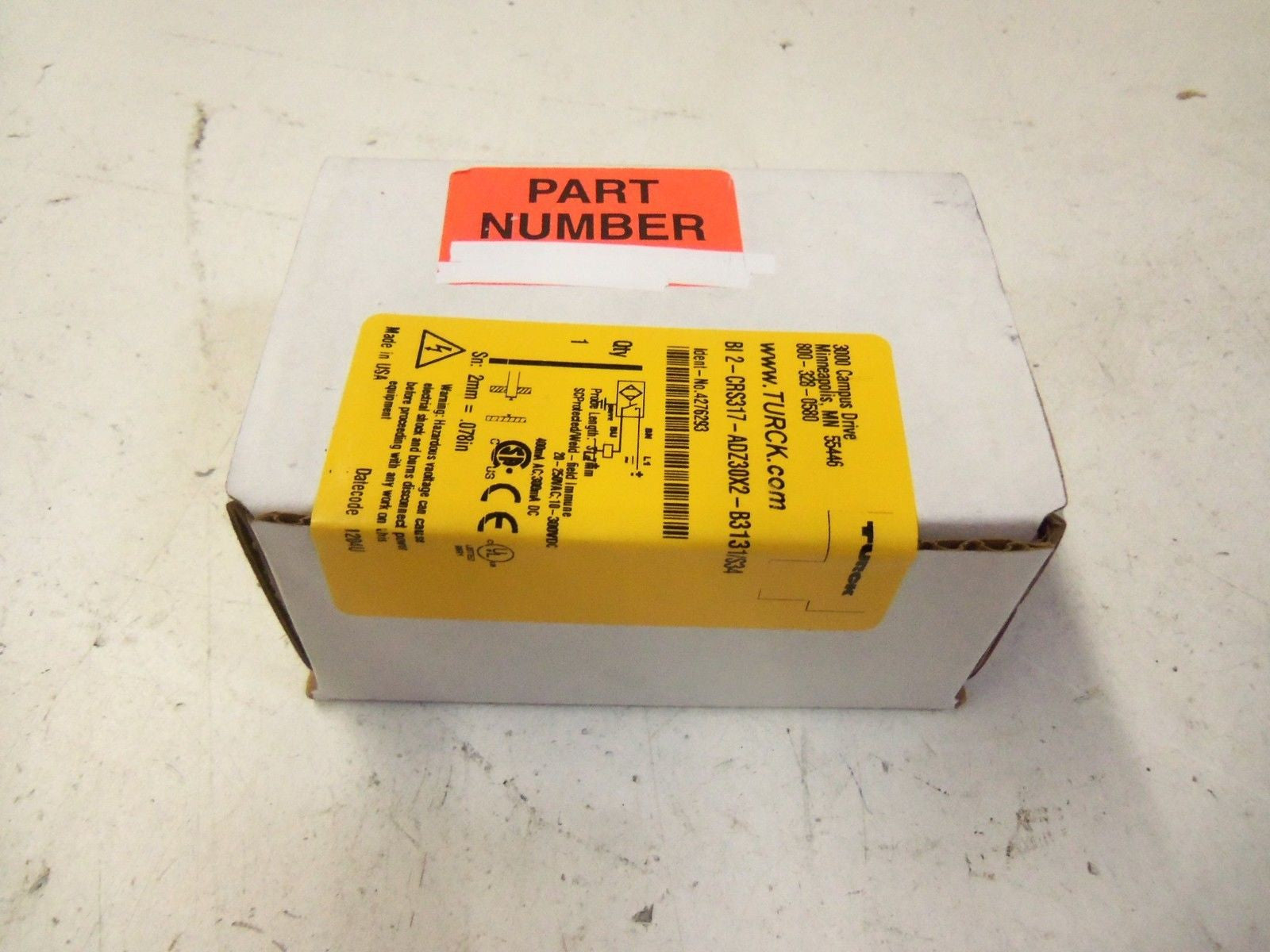 TURCK BI2-CRS317-ADZ30X2-B3131/S34 *FACTORY SEALED*