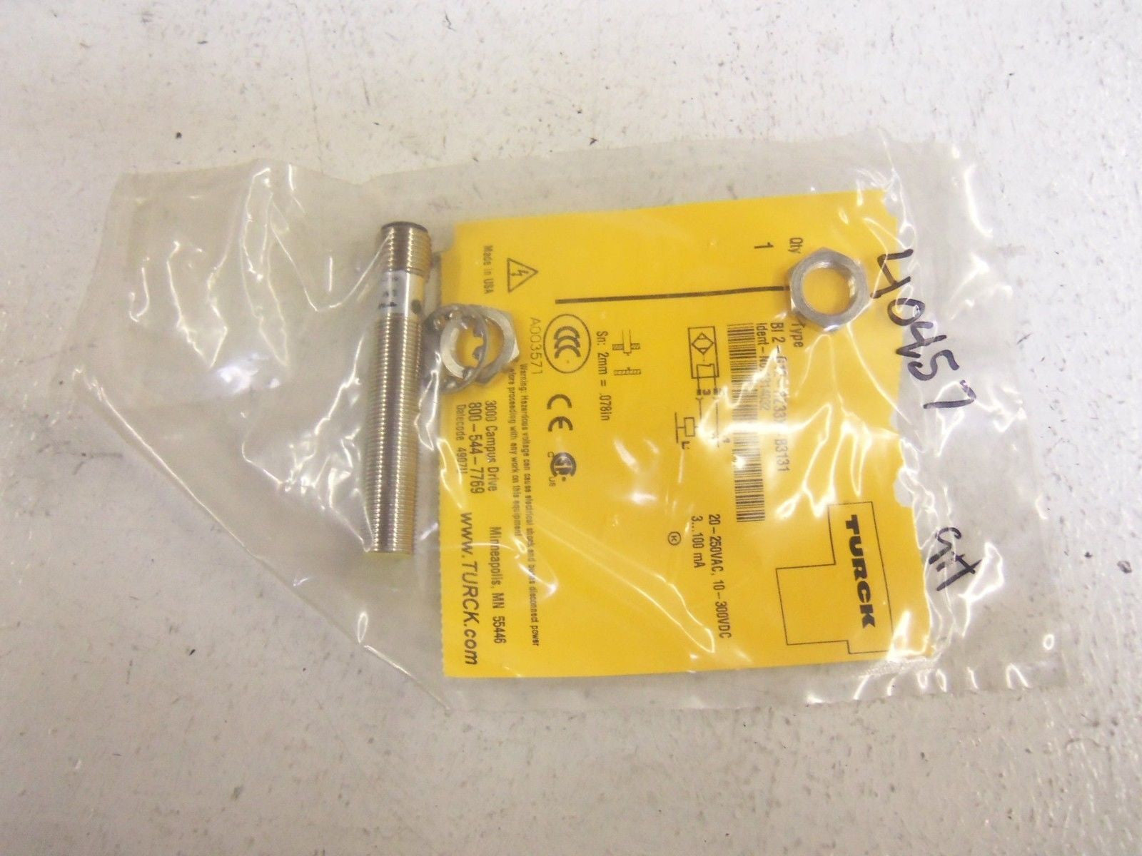 TURCK BI2-G12-RZ33X-B3131 SENSOR *NEW IN FACTORY BAG*