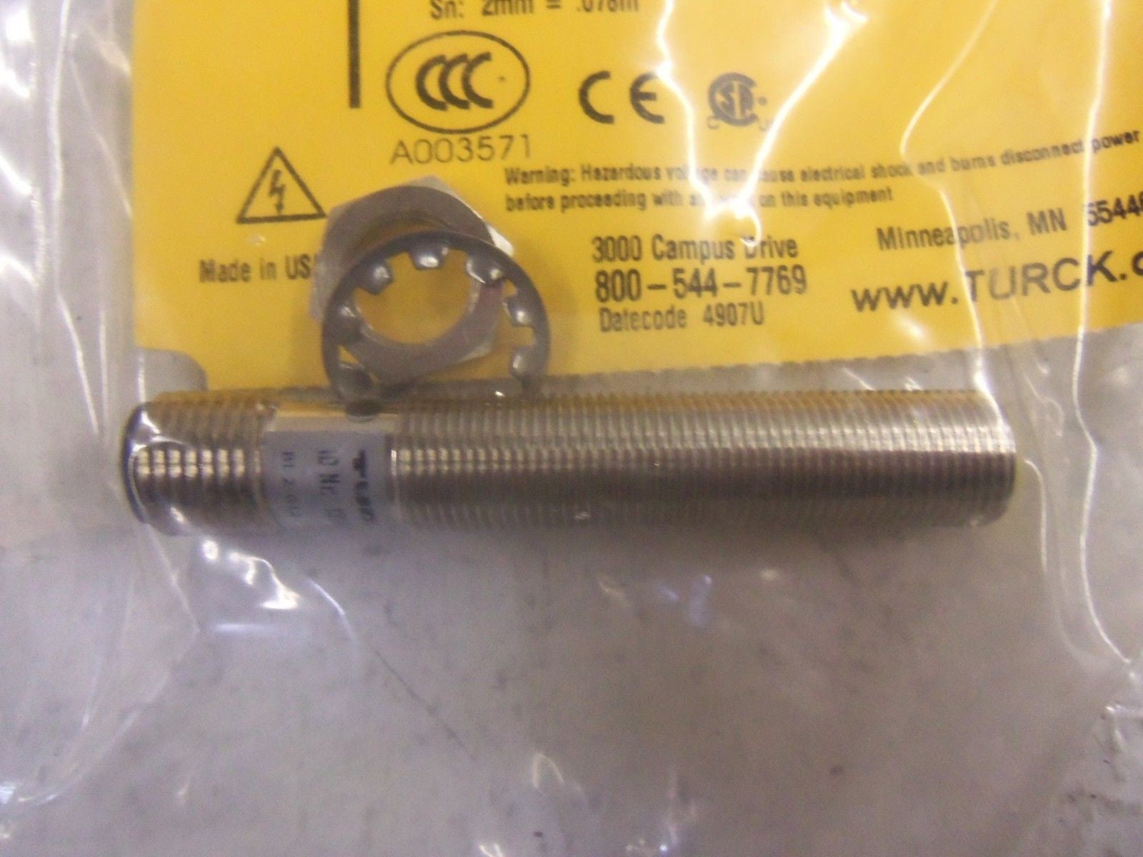 TURCK BI2-G12-RZ33X-B3131 SENSOR *NEW IN FACTORY BAG*