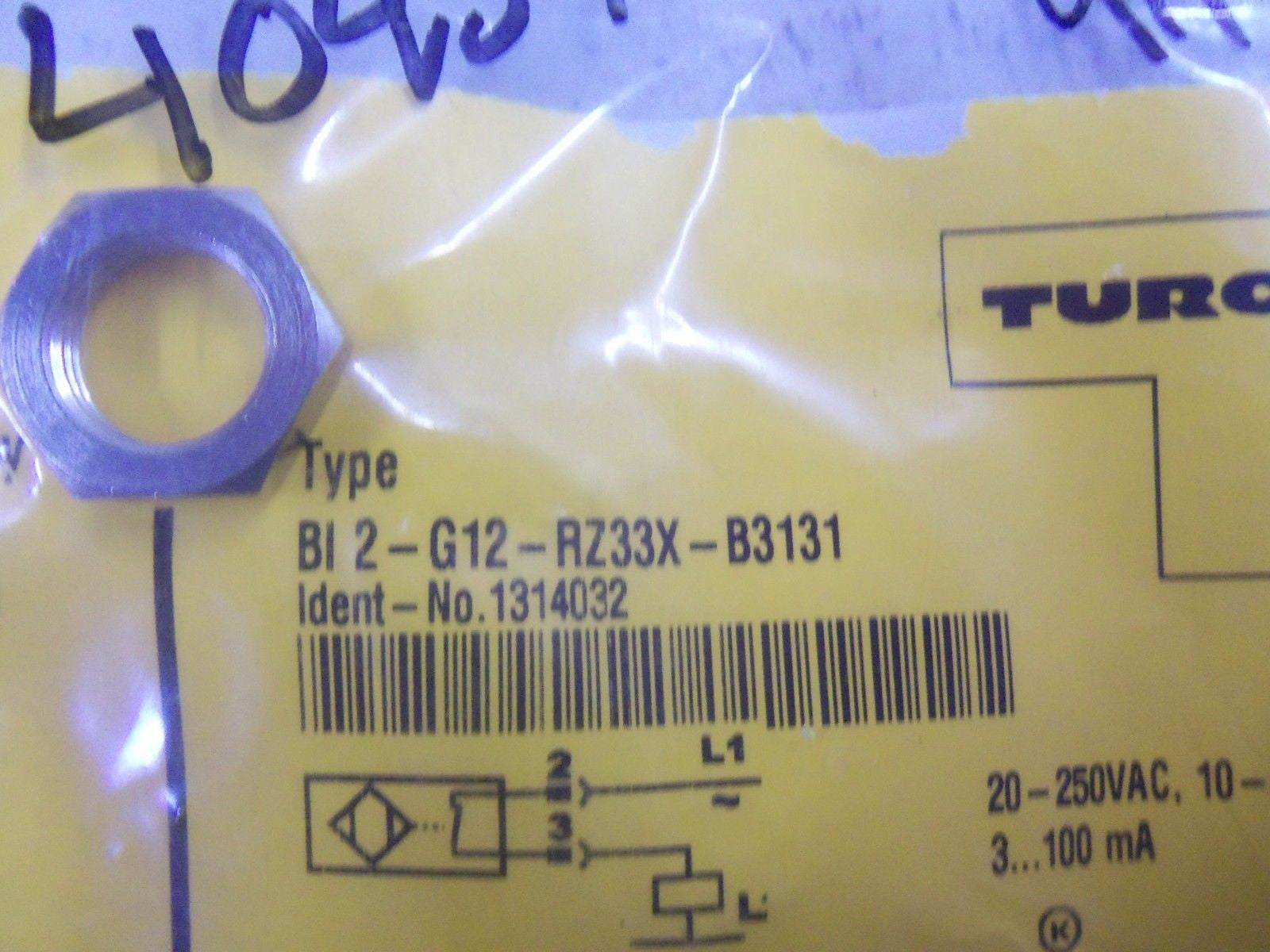 TURCK BI2-G12-RZ33X-B3131 SENSOR *NEW IN FACTORY BAG*