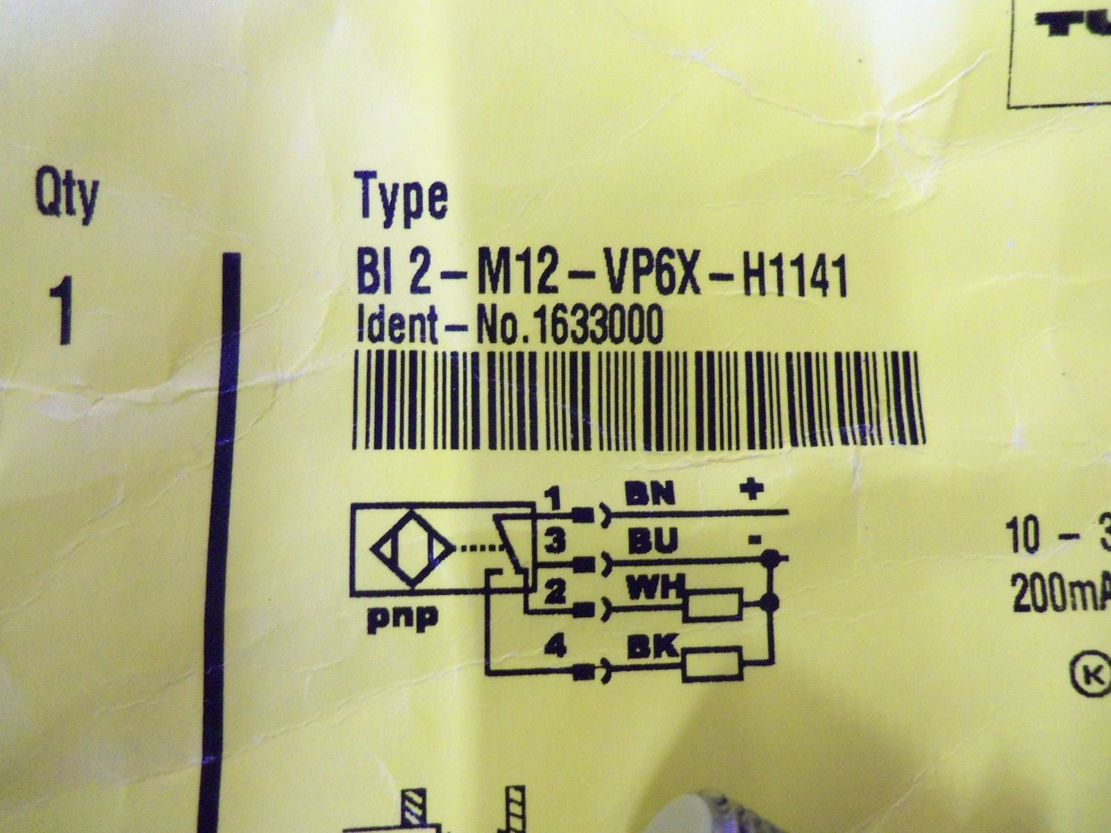 TURCK BI2-M12-VP6X-H1141 *USED*