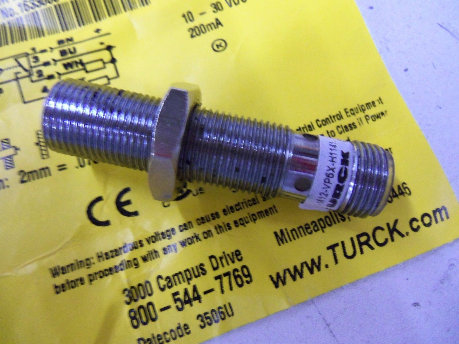 TURCK BI2-M12-VP6X-H1141 *USED*