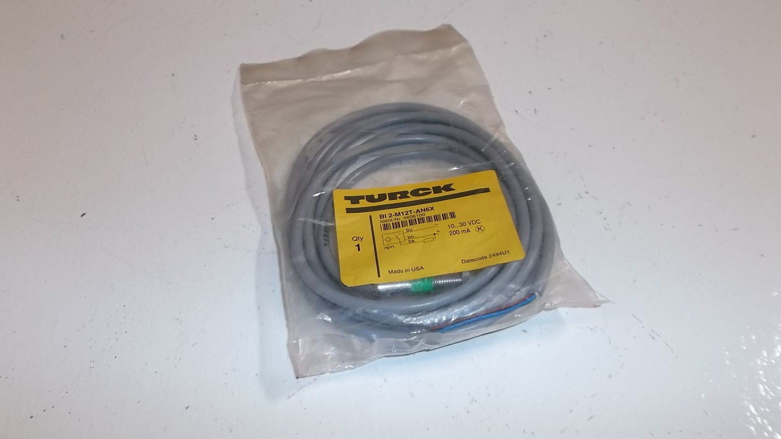 TURCK BI 2-M12T-AN6X *NEW IN FACTORY BAG*
