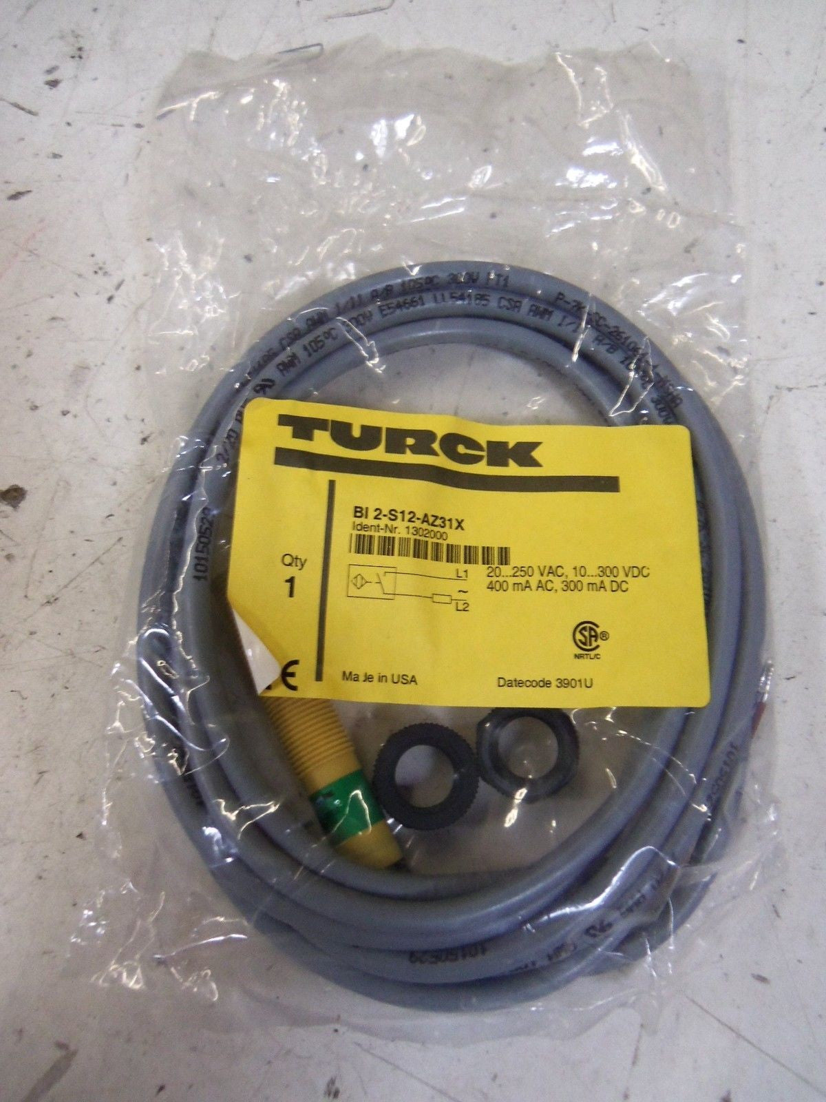 TURCK BI 2-S12-AZ31X *NEW IN BAG*