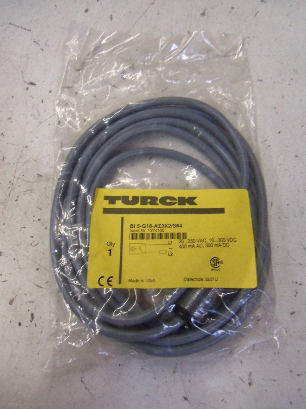 TURCK BI 5-G18-AZ3X2/S64 *NEW IN BAG*
