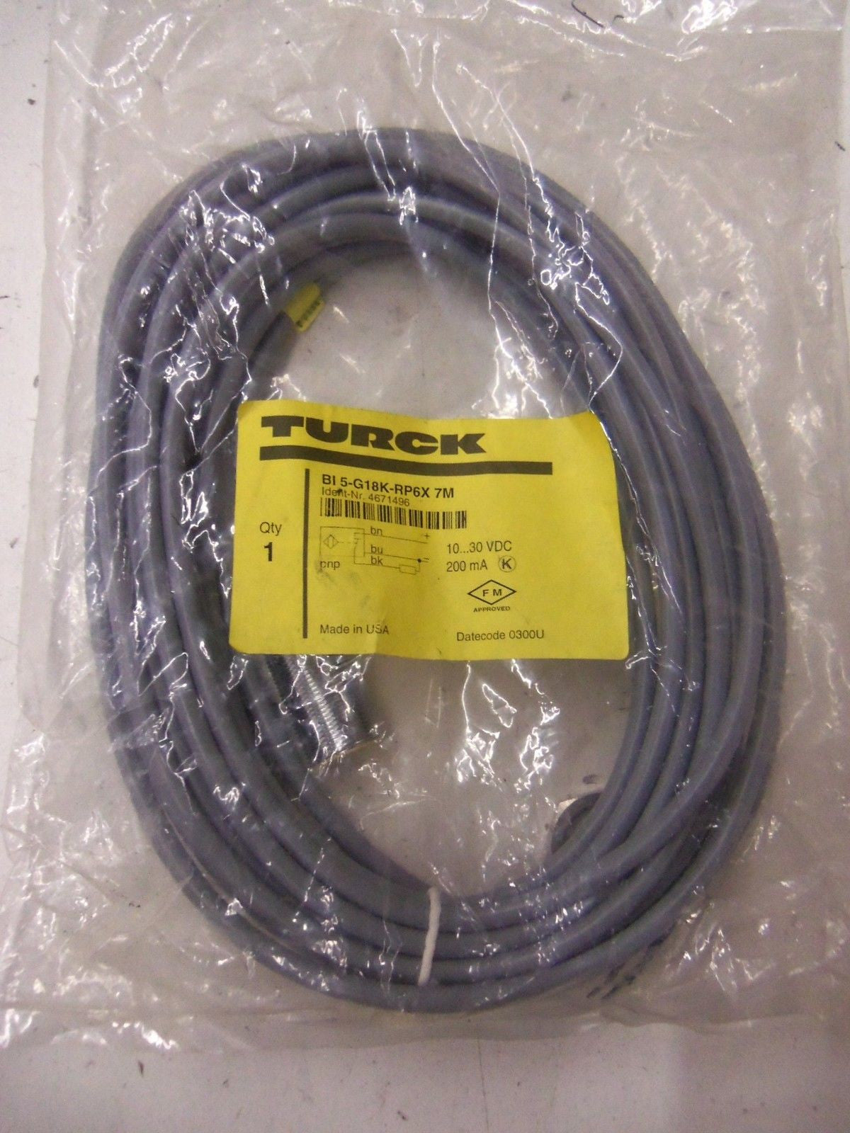 TURCK BI5-G18K-RP6X 7M *NEW IN BAG*