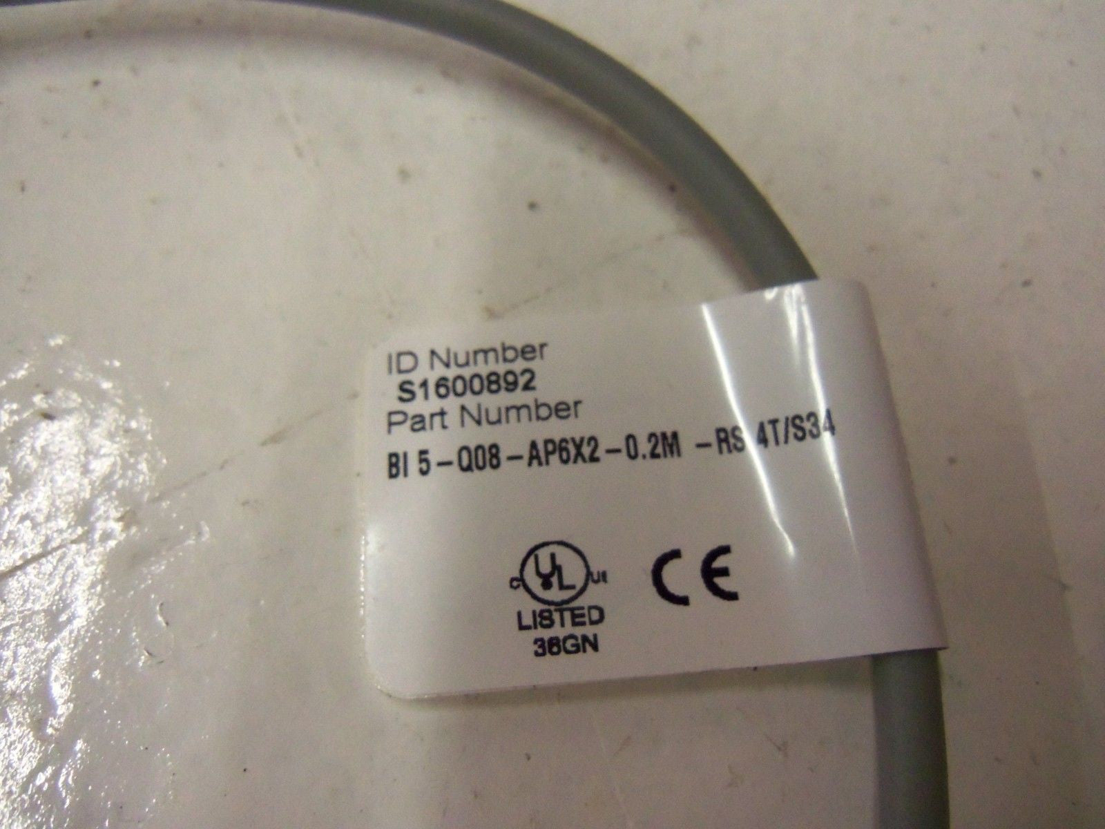 TURCK BI5-Q08-AP6X2-0.2M-RS4T/S34 INDUCTIVE SENSOR *NEW NO BOX*