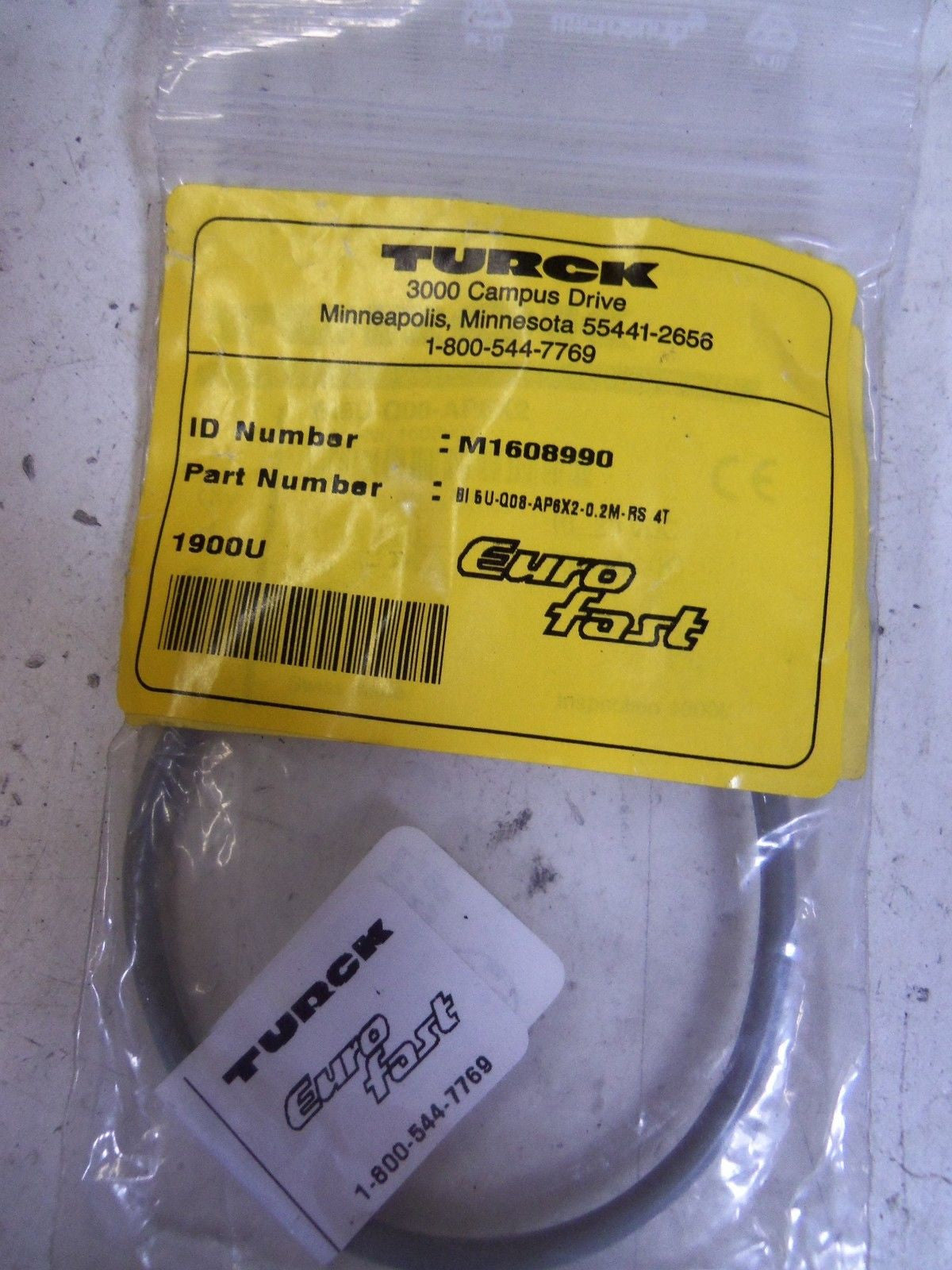 TURCK BI5U-Q08-AP6X2-0.2M-RS4T *NEW IN BAG *