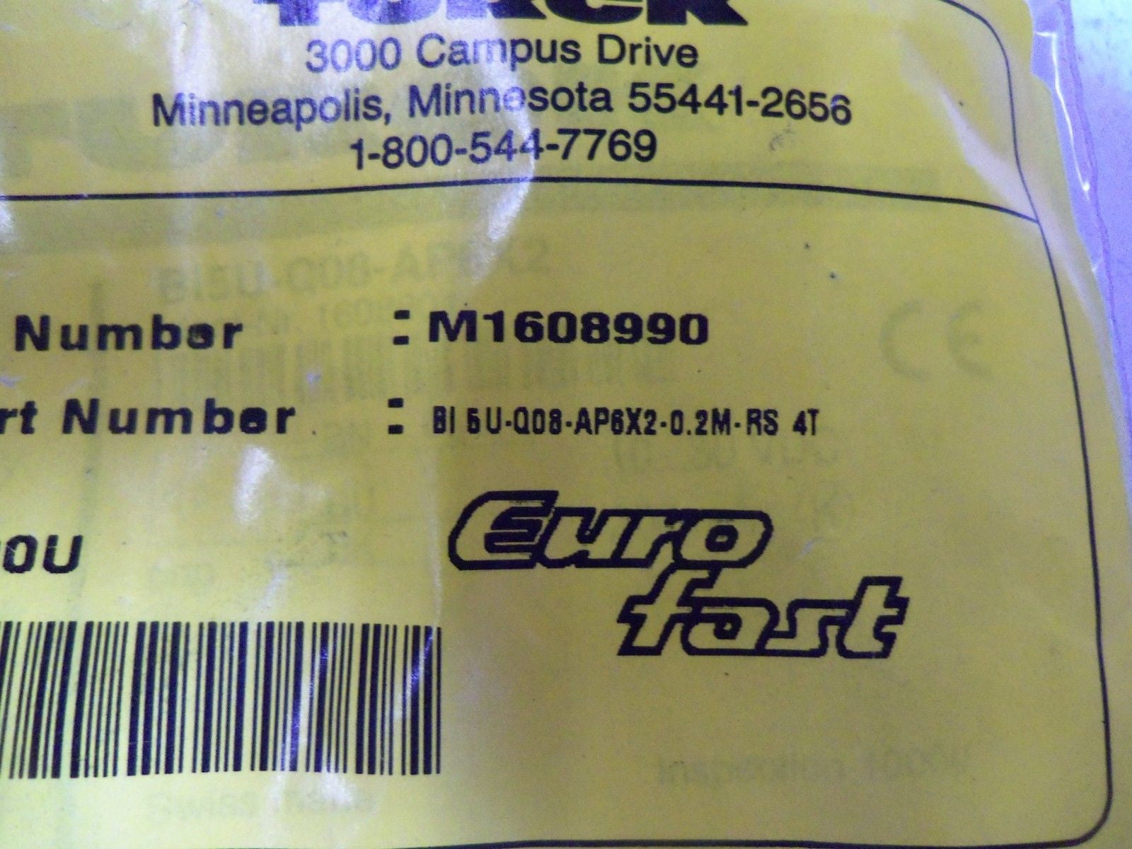 TURCK BI5U-Q08-AP6X2-0.2M-RS4T *NEW IN BAG *