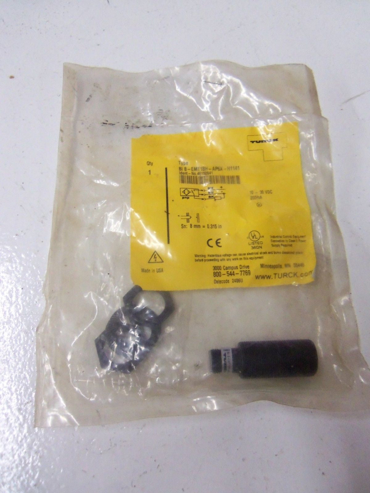 TURCK BI 8-EMT18H-AP6X-H1141 *NEW IN BAG*