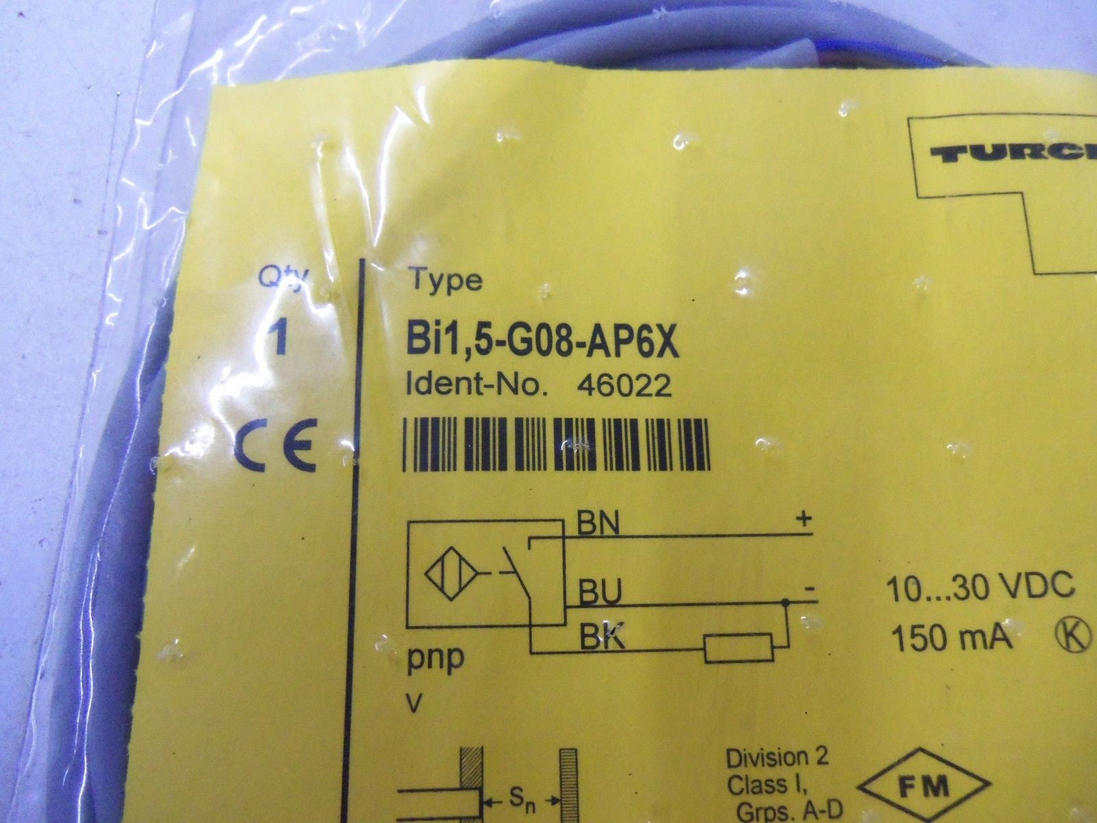TURCK BiL,5-G08-AP6X *NEW IN FACTORY BAG*