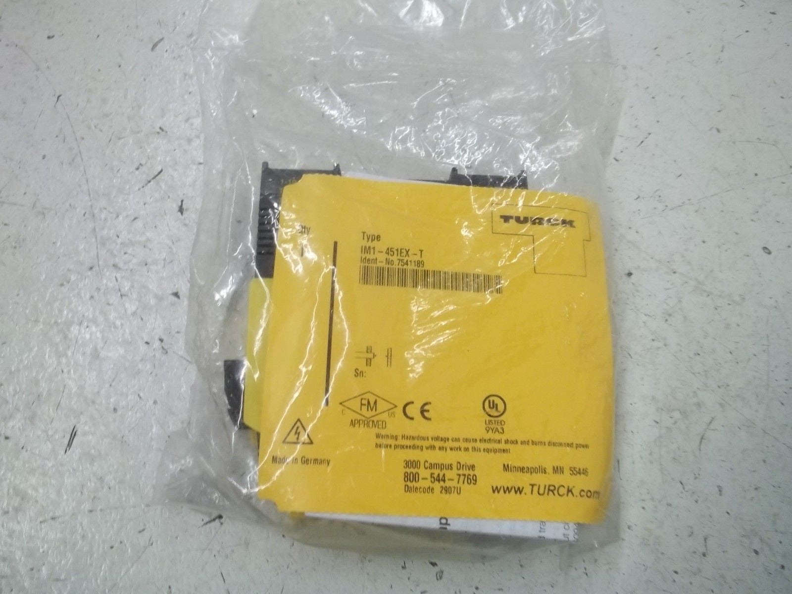TURCK IM1-451EX-T MULTIMODUL SWITCH AMPLIFIER *NEW IN A BAG*