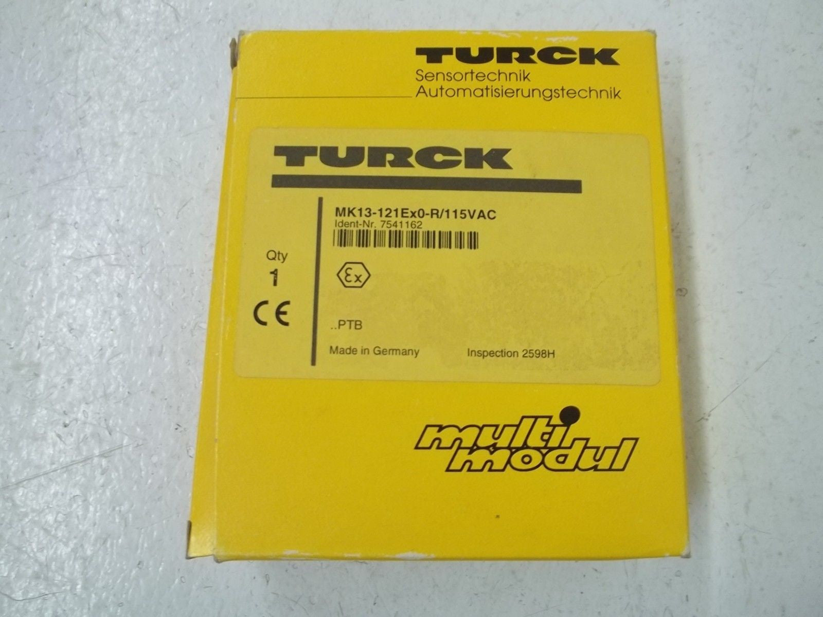 TURCK MK13-121EX0-R/115VAC MULTI MODUL *NEW IN BOX*