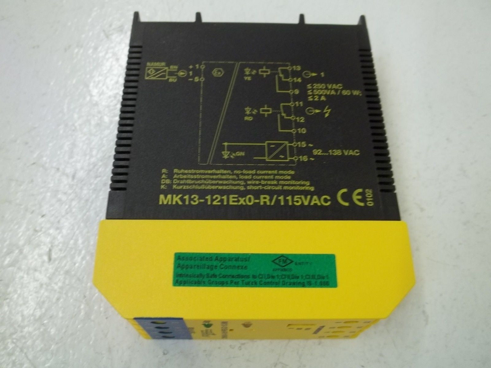 TURCK MK13-121EX0-R/115VAC MULTI MODUL *NEW IN BOX*