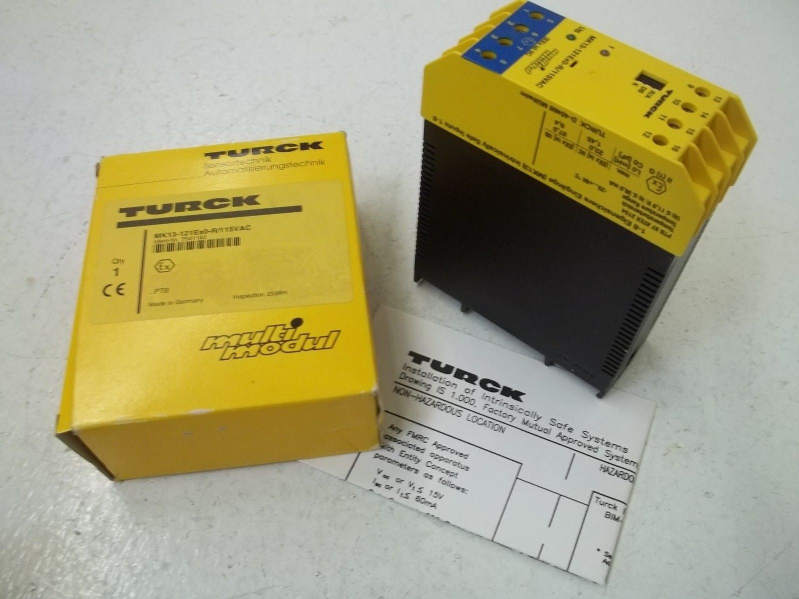 TURCK MK13-121EX0-R/115VAC MULTI MODUL *NEW IN BOX*
