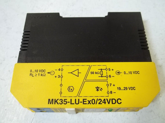 TURCK MK35-LU-EX0/24VDC ISOLATER MODULE *USED*