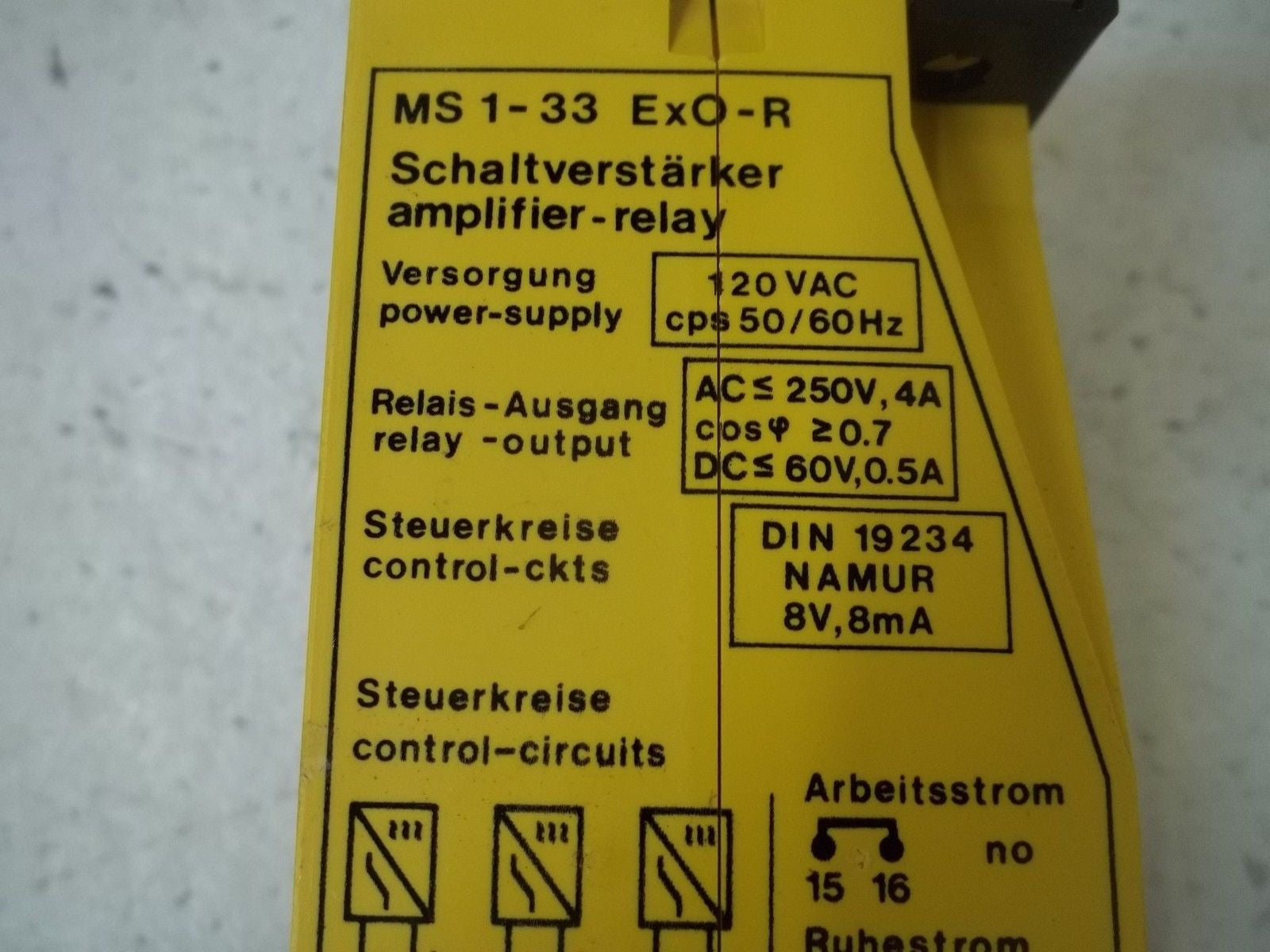 TURCK MS1-33EX0-R AMPLIFIER RELAY *NEW NO BOX*