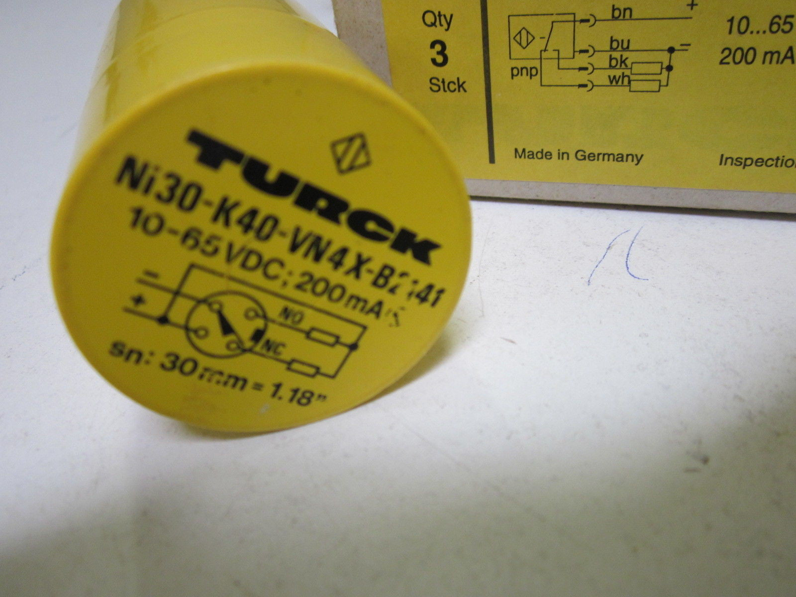 TURCK Ni30-K40-VN4X-B2141 PROXIMITY SENSOR *NEW IN BOX*