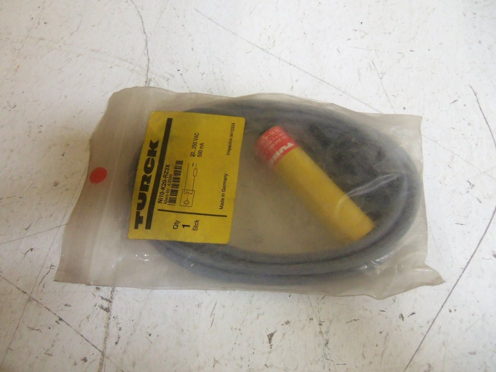TURCK Ni10-K20-RZ3X PROXIMITY SWITCH *NEW IN FACTORY BAG*