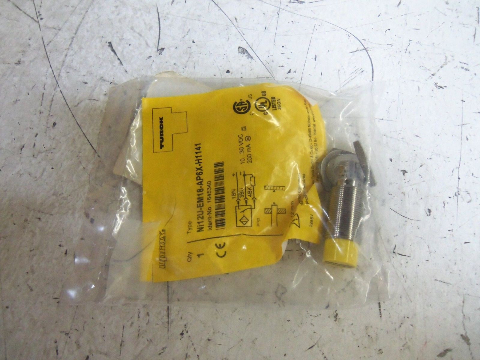 TURCK Ni12U-EM18-AP6X-H1141 PROXIMITY SENSORS *NEW IN FACTORY BAG*