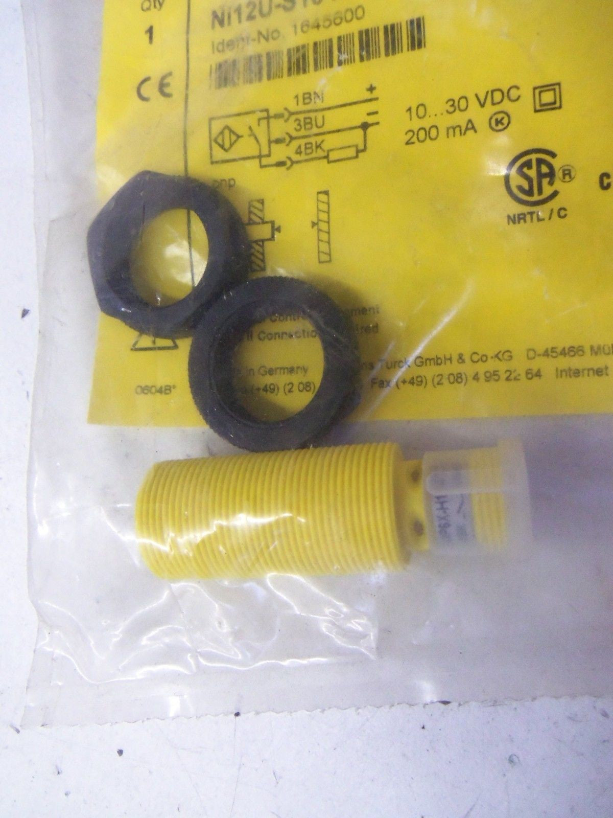 TURCK Ni12U-S18-AP6X-H1141 *NEW IN FACTORY BAG*