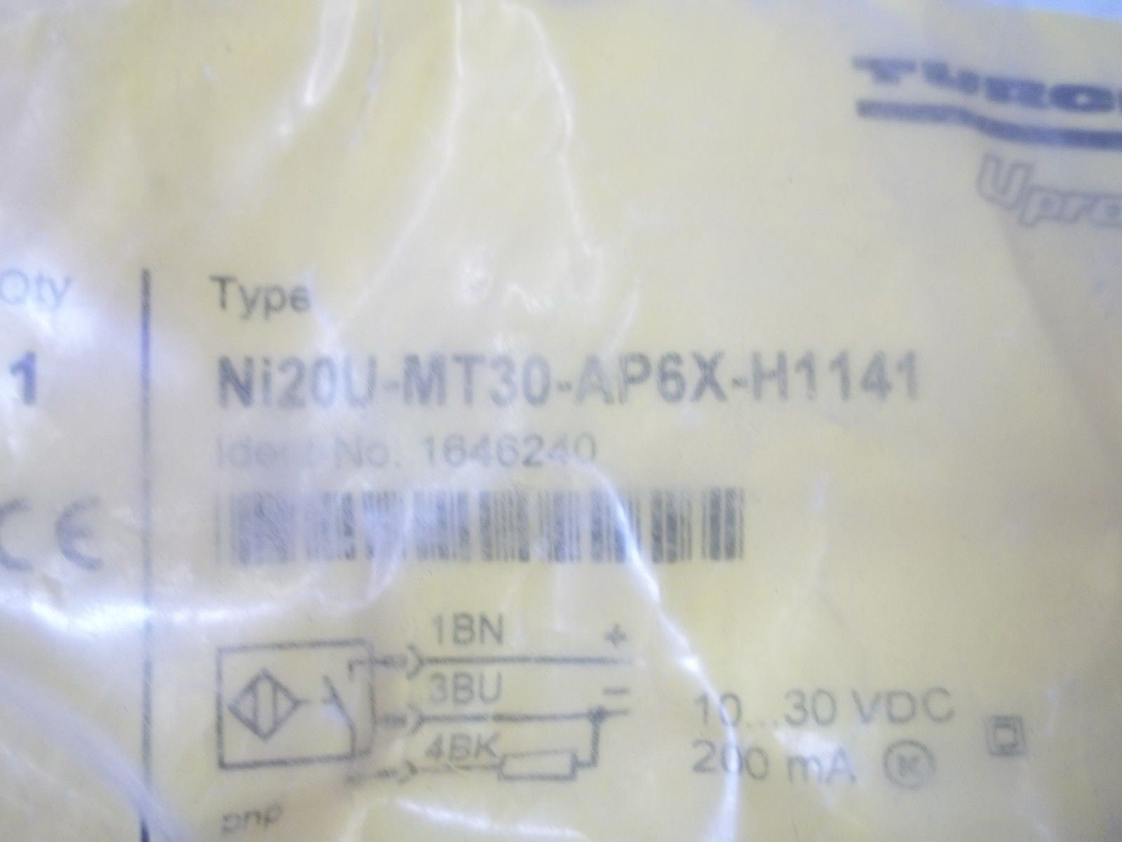 TURCK NI20U-MT30-AP6X-H1141 PROXIMITY SWITCH *NEW IN FACTORY BAG*