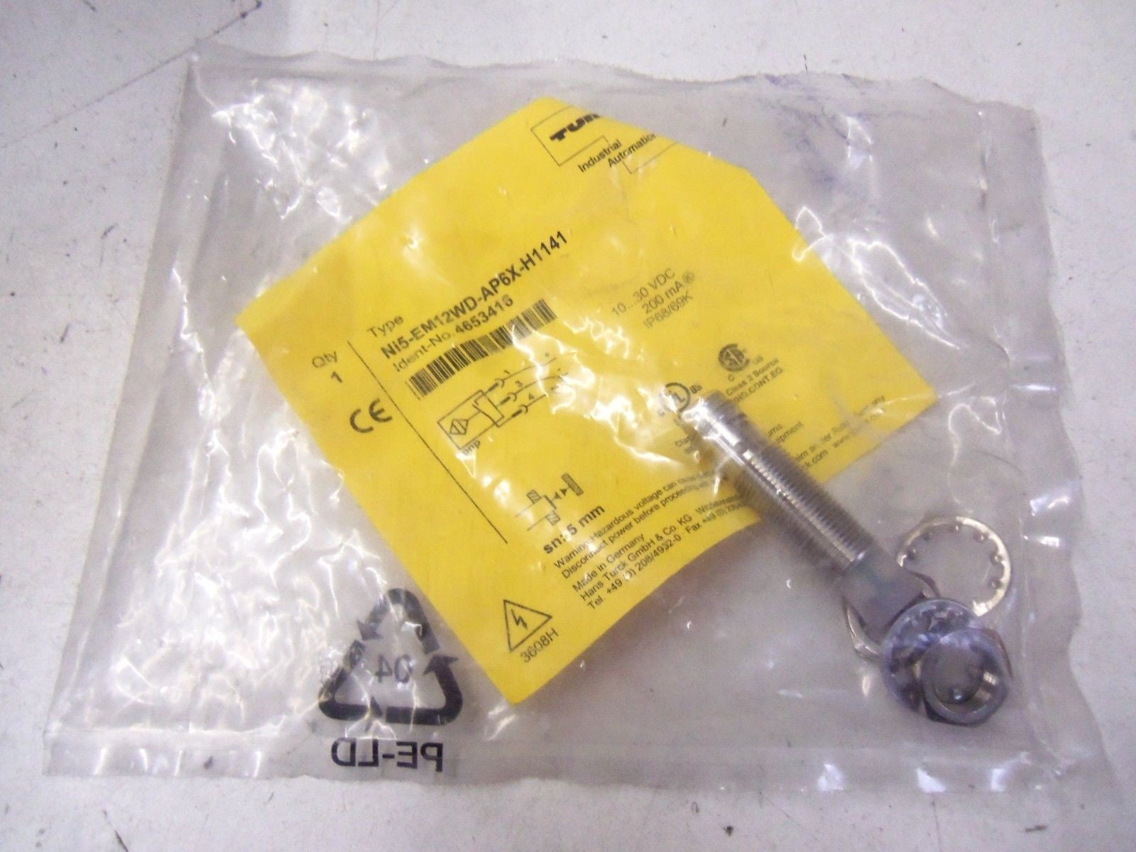 TURCK Ni5-EM12WD-AP6X-H1141 *NEW IN BAG*