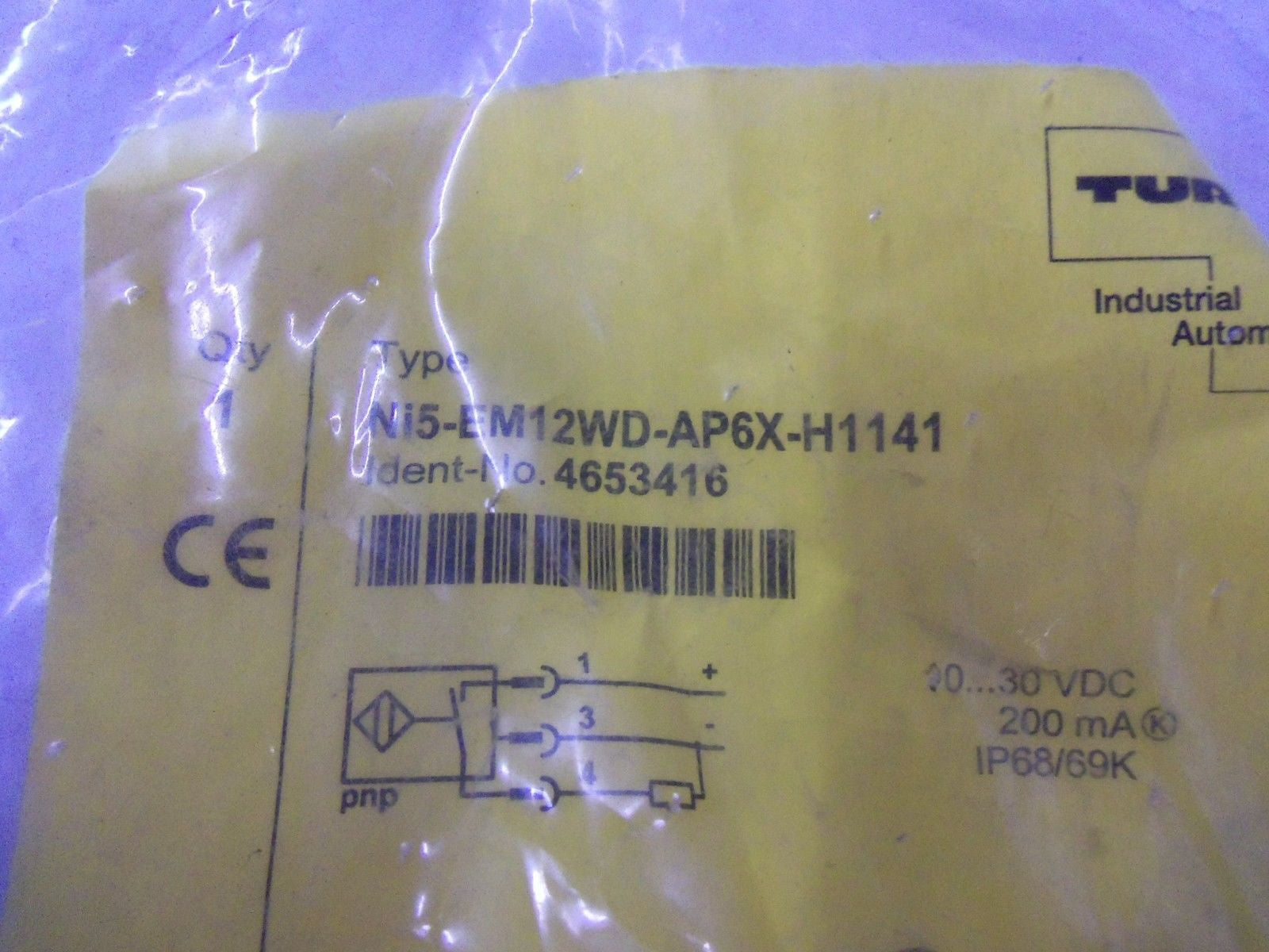 TURCK Ni5-EM12WD-AP6X-H1141 *NEW IN BAG*