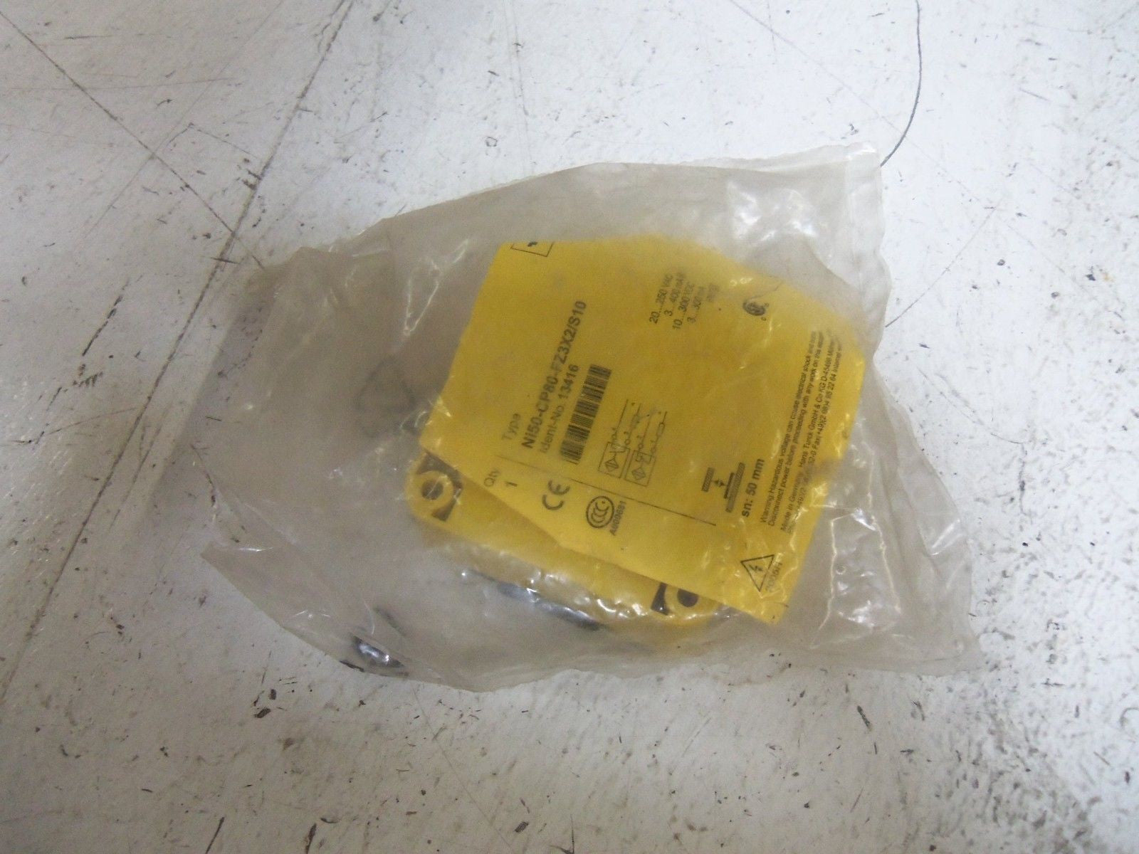 TURCK Ni50-CP80-FZ3X2/S10 PROXIMITY SWITCH *NEW IN FACTORY BAG*